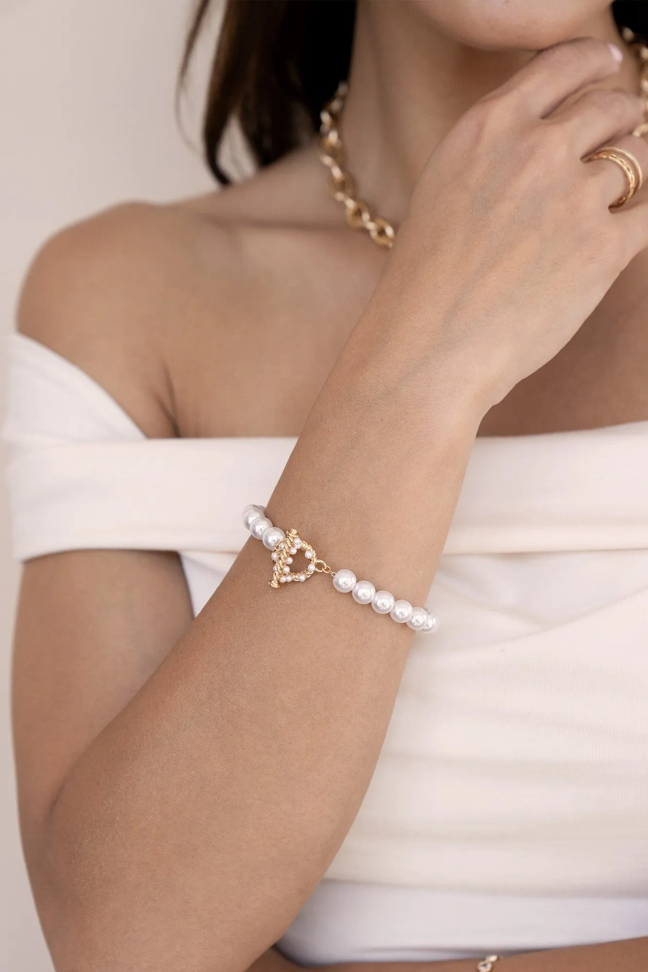 Pearl Sweetheart Bracelet sold by Baltic Born product image thumbnail 3
