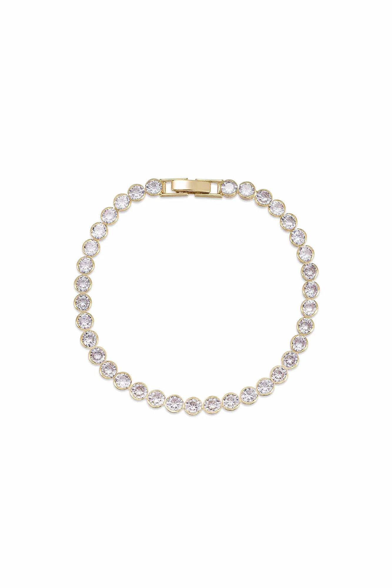 Crystal Chain Tennis Bracelet sold by Baltic Born product image thumbnail 2