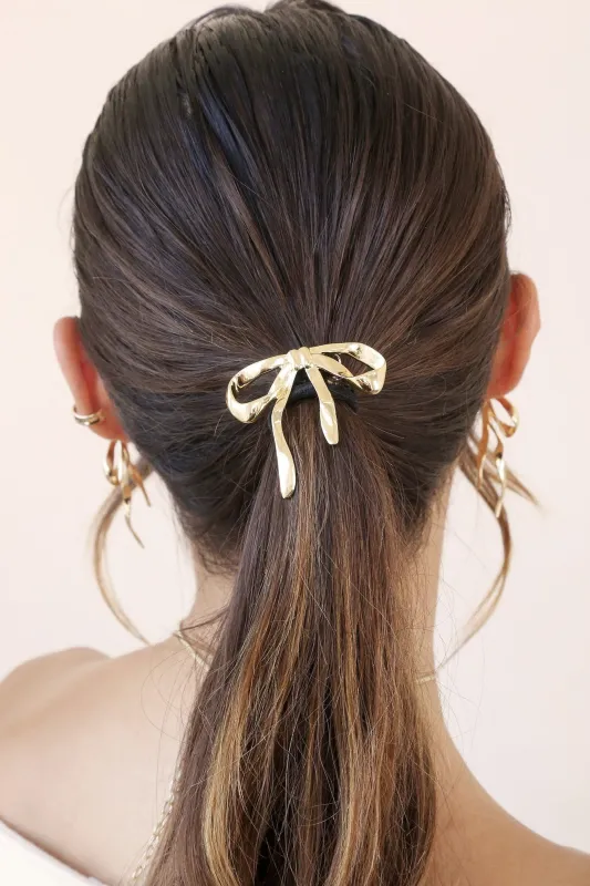 Bow Organica Hair Tie sold by Baltic Born