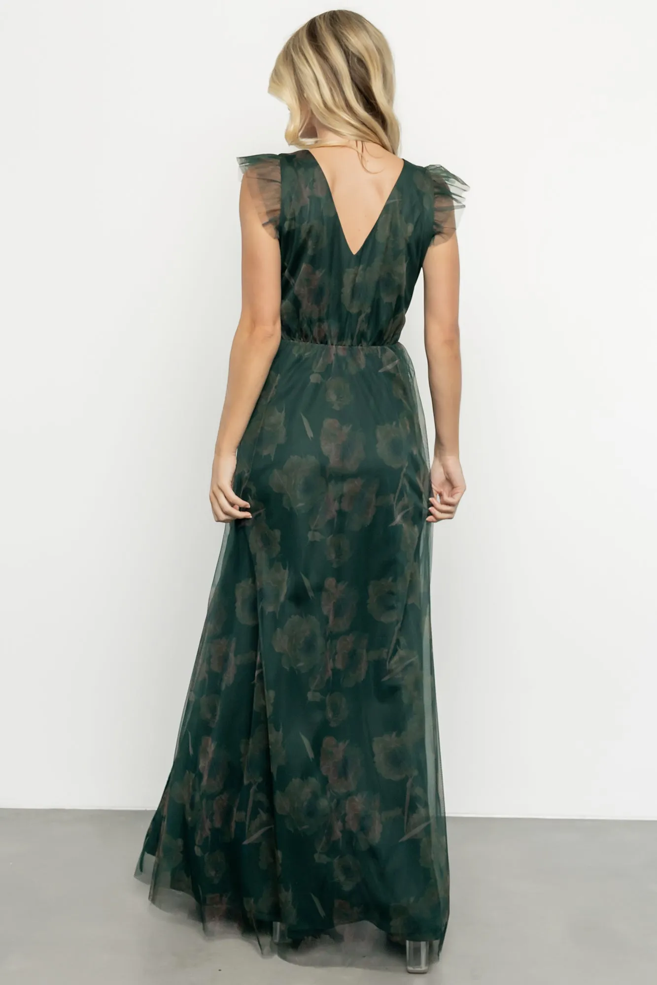 Adelyn Maxi Dress | Green Floral sold by Baltic Born product image thumbnail 4