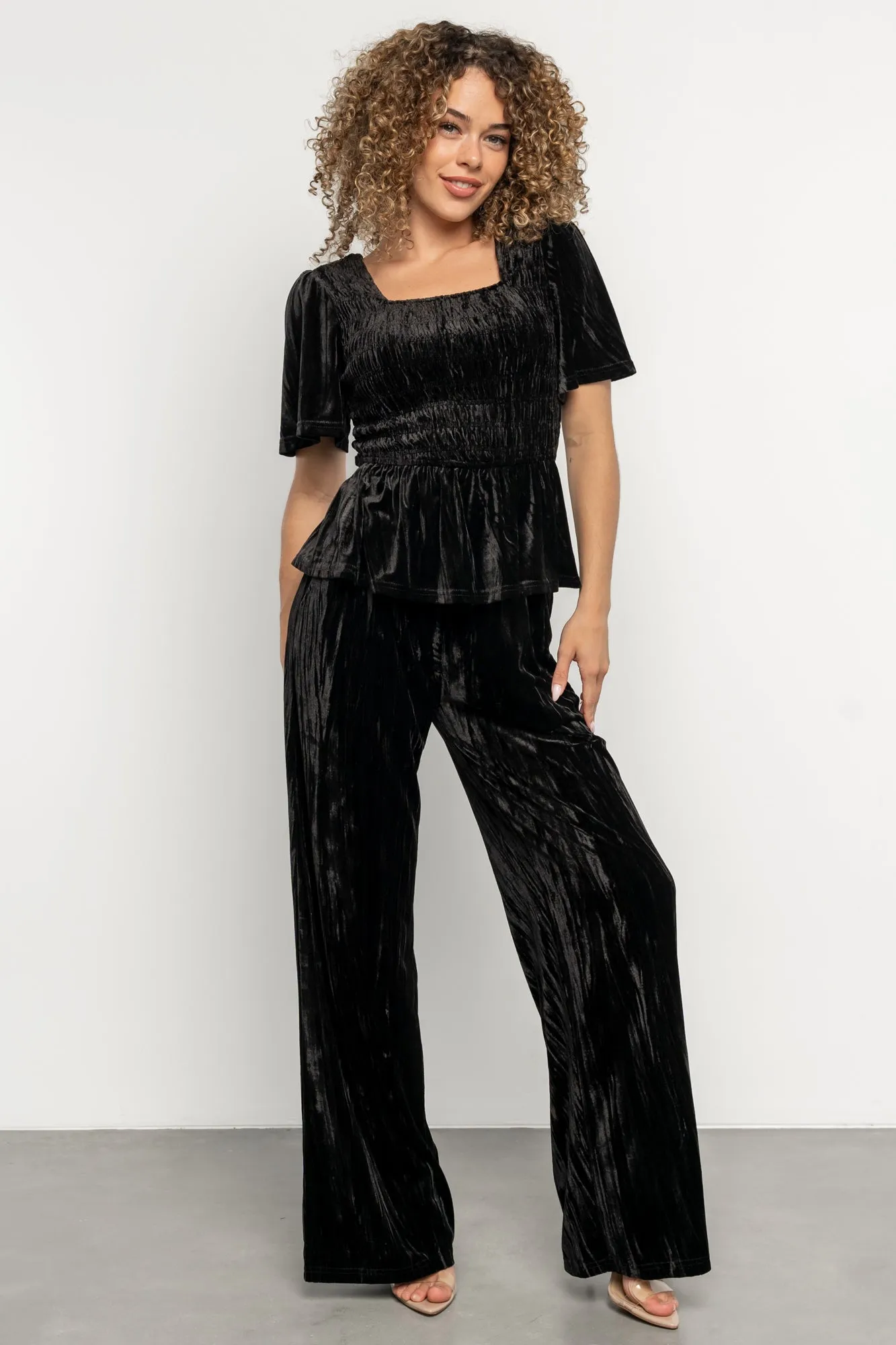 Elin Velvet Set | Black sold by Baltic Born