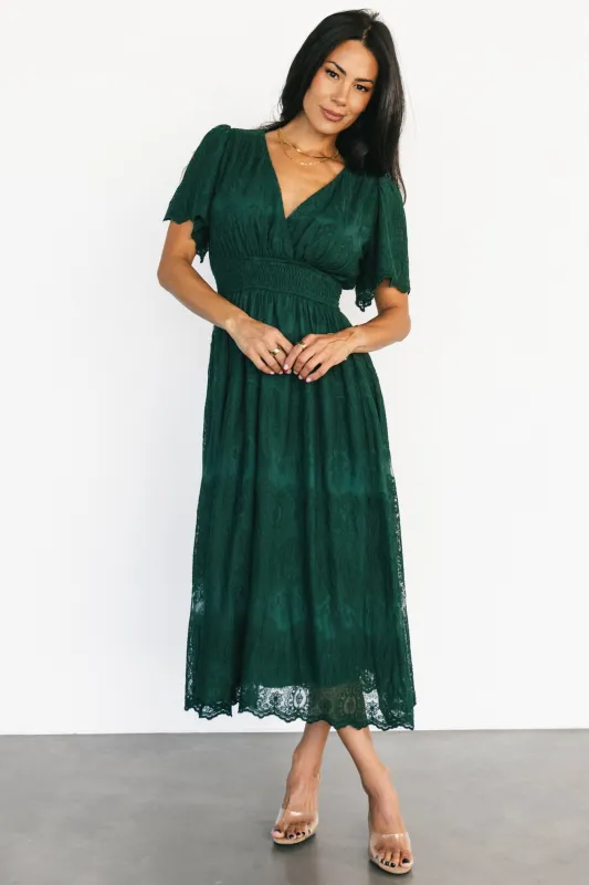 Milena Midi Dress | Green sold by Baltic Born