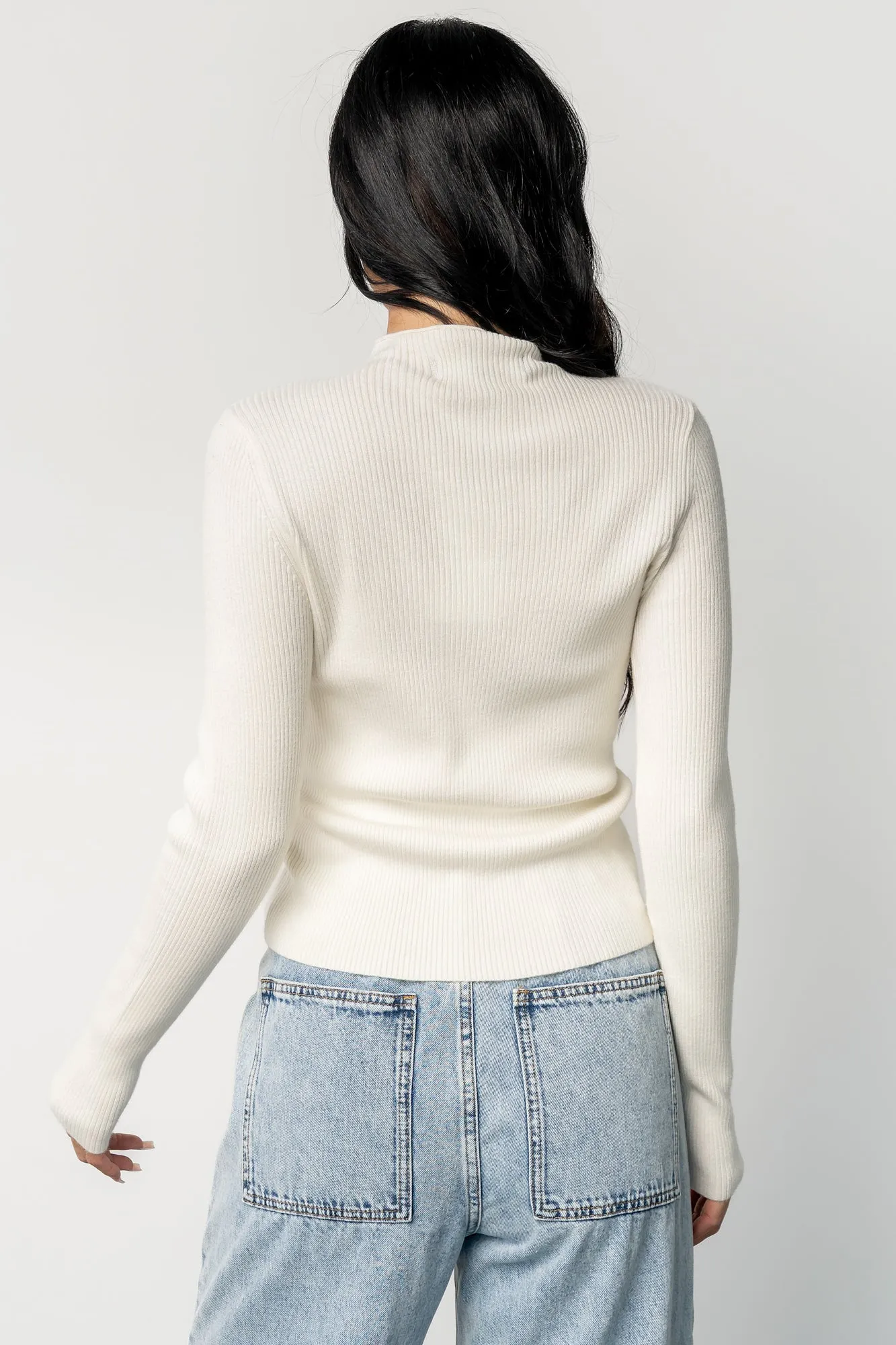 Ilsa Ribbed Sweater Top | Ivory sold by Baltic Born product image thumbnail 4