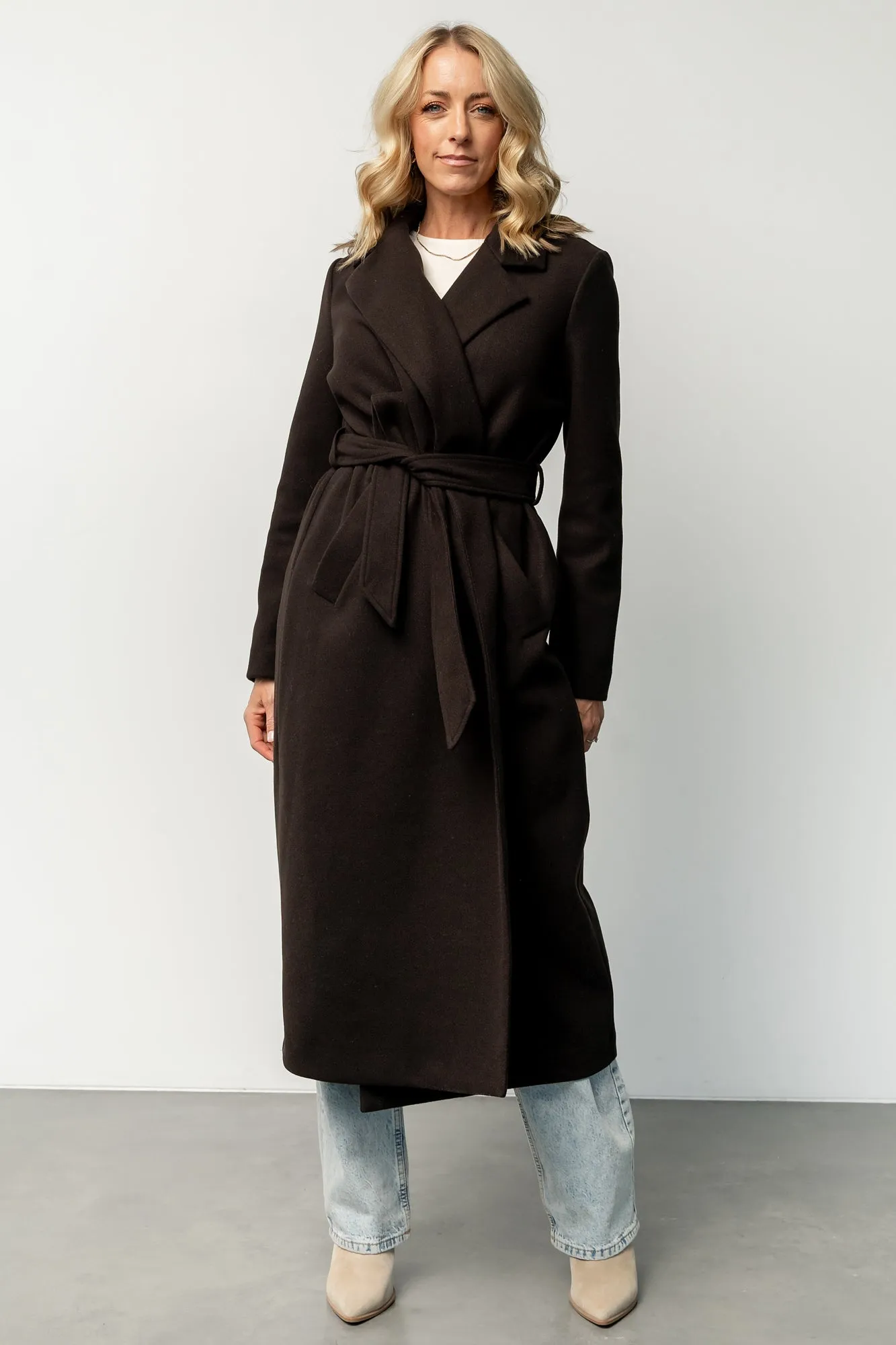 Glenwood Coat | Dark Brown sold by Baltic Born