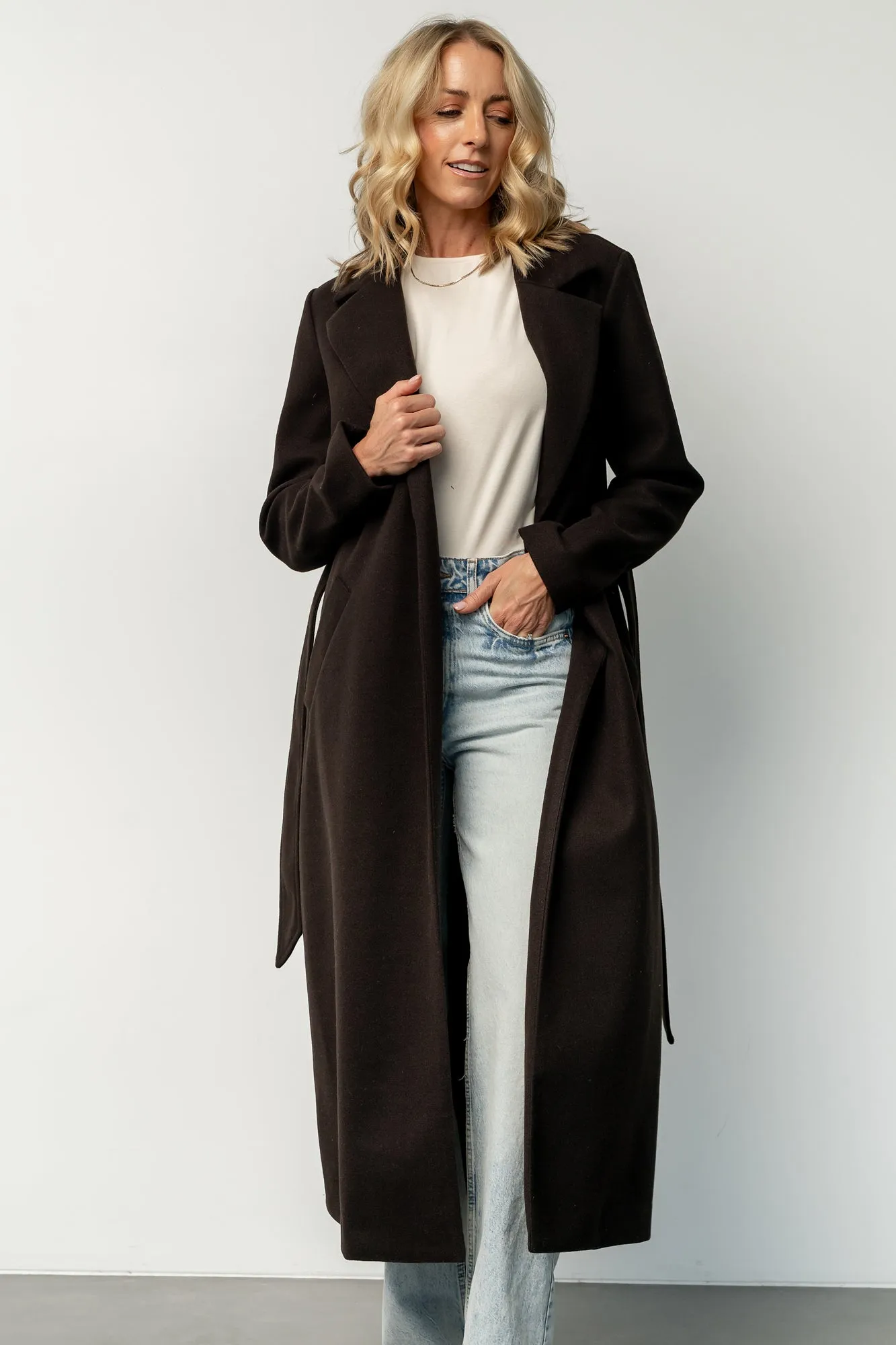 Glenwood Coat | Dark Brown sold by Baltic Born product image thumbnail 5