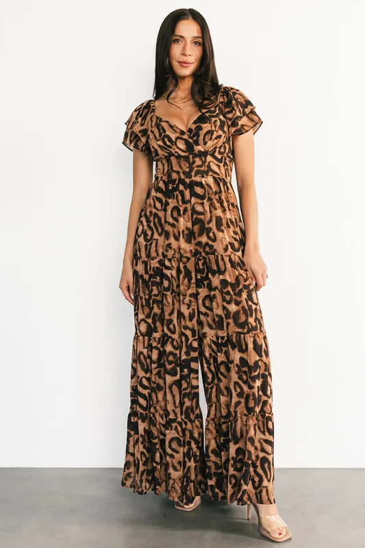 Katalina Jumpsuit | Leopard Print sold by Baltic Born