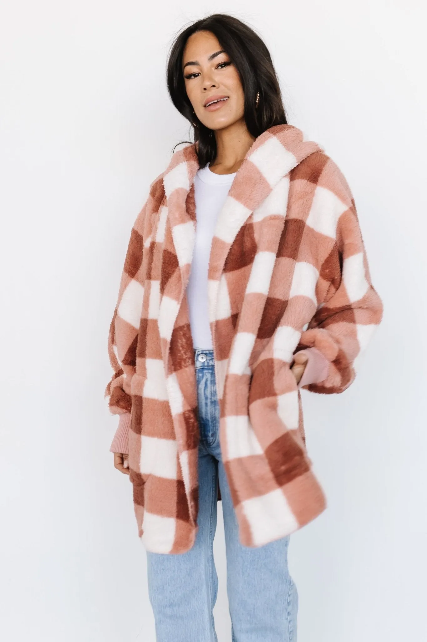 Lincoln Teddy Cardigan | Berry + White sold by Baltic Born product image thumbnail 5