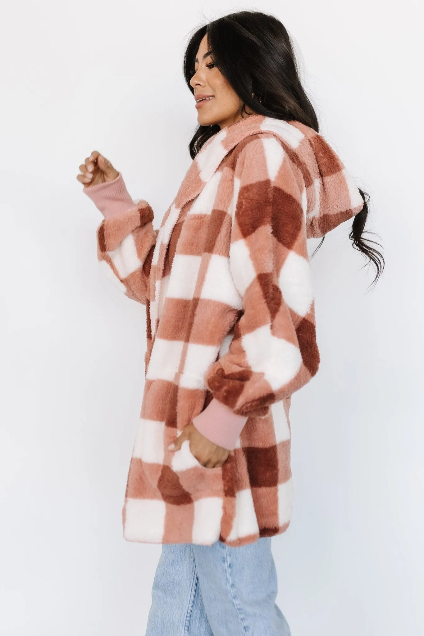 Lincoln Teddy Cardigan | Berry + White sold by Baltic Born product image thumbnail 2