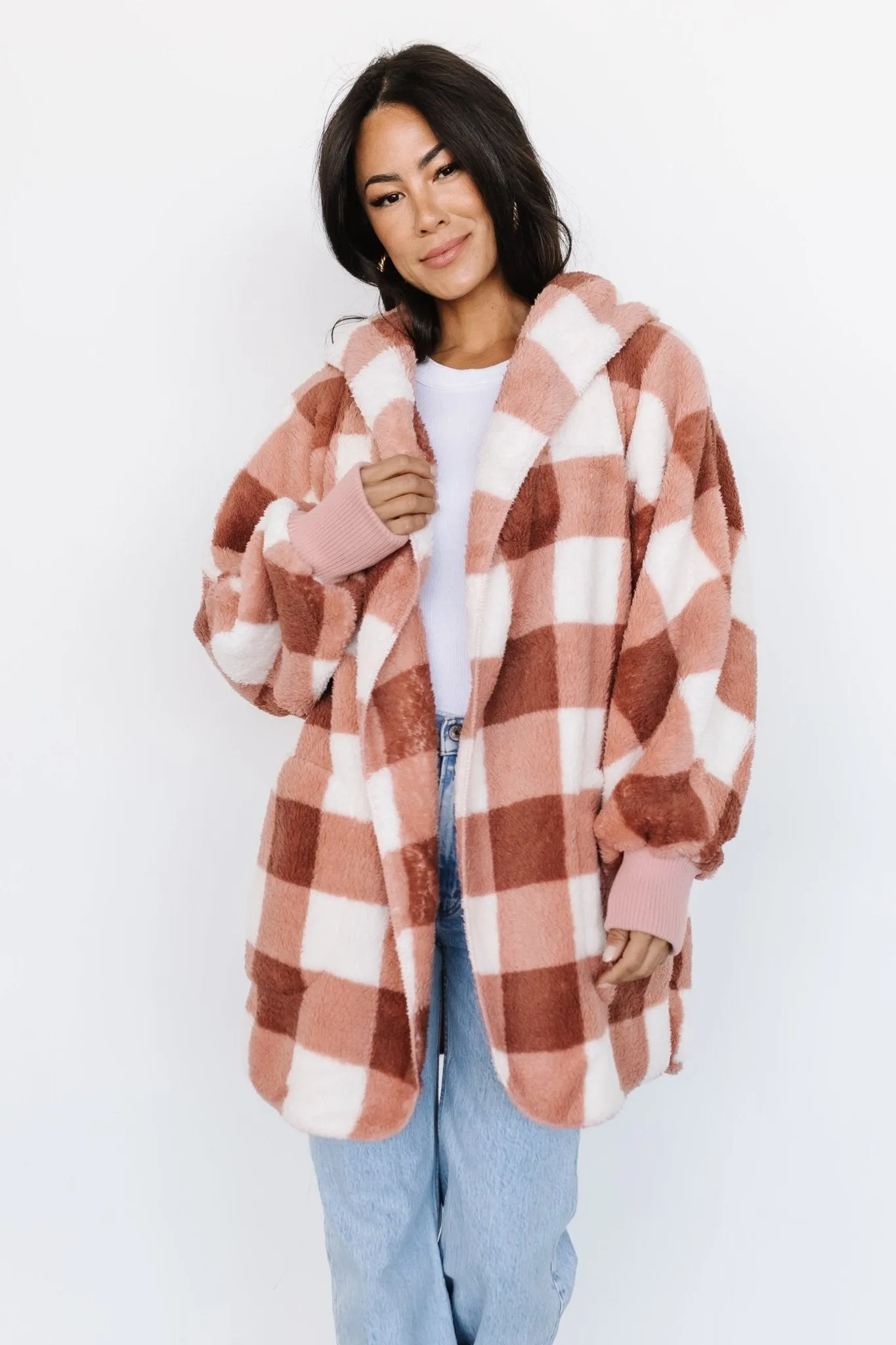 Lincoln Teddy Cardigan | Berry + White sold by Baltic Born