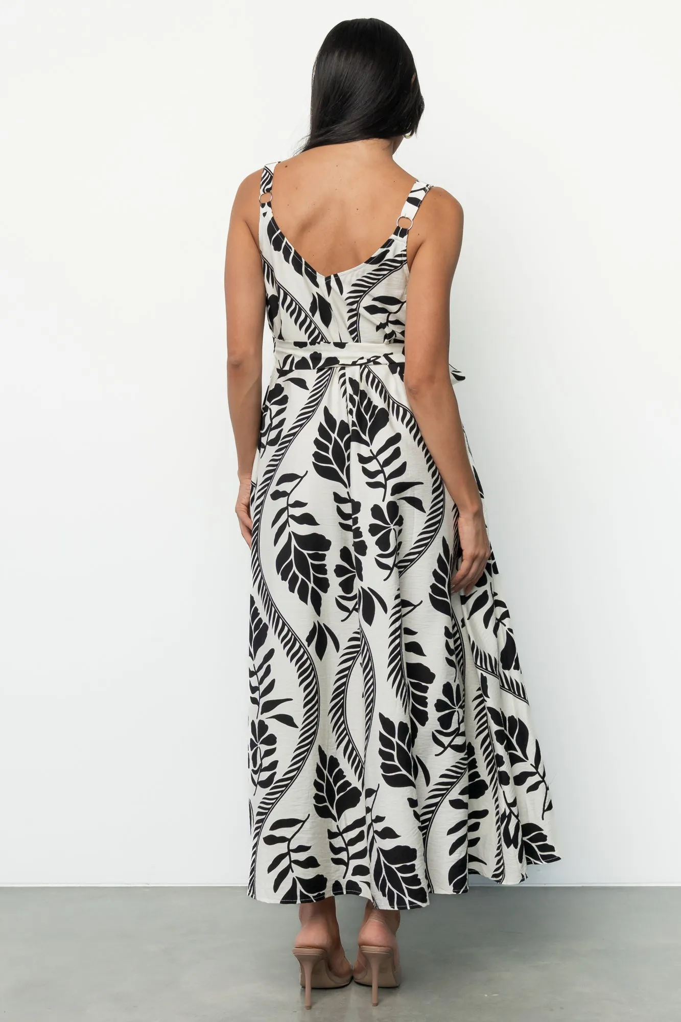 Sofía Maxi Dress | Ivory + Black sold by Baltic Born product image thumbnail 4