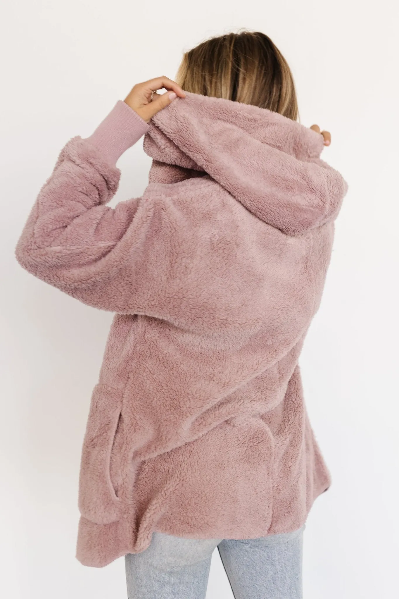 Melrose Teddy Jacket | Dusty Lilac sold by Baltic Born product image thumbnail 4