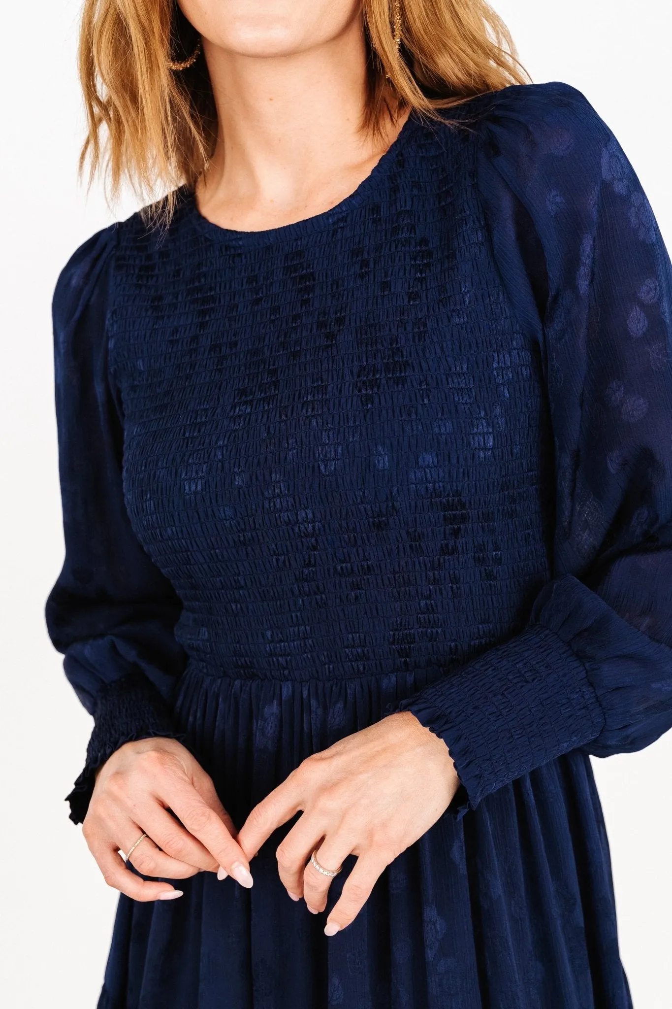 Stockholm Smocked Dress | Midnight Blue sold by Baltic Born product image thumbnail 2
