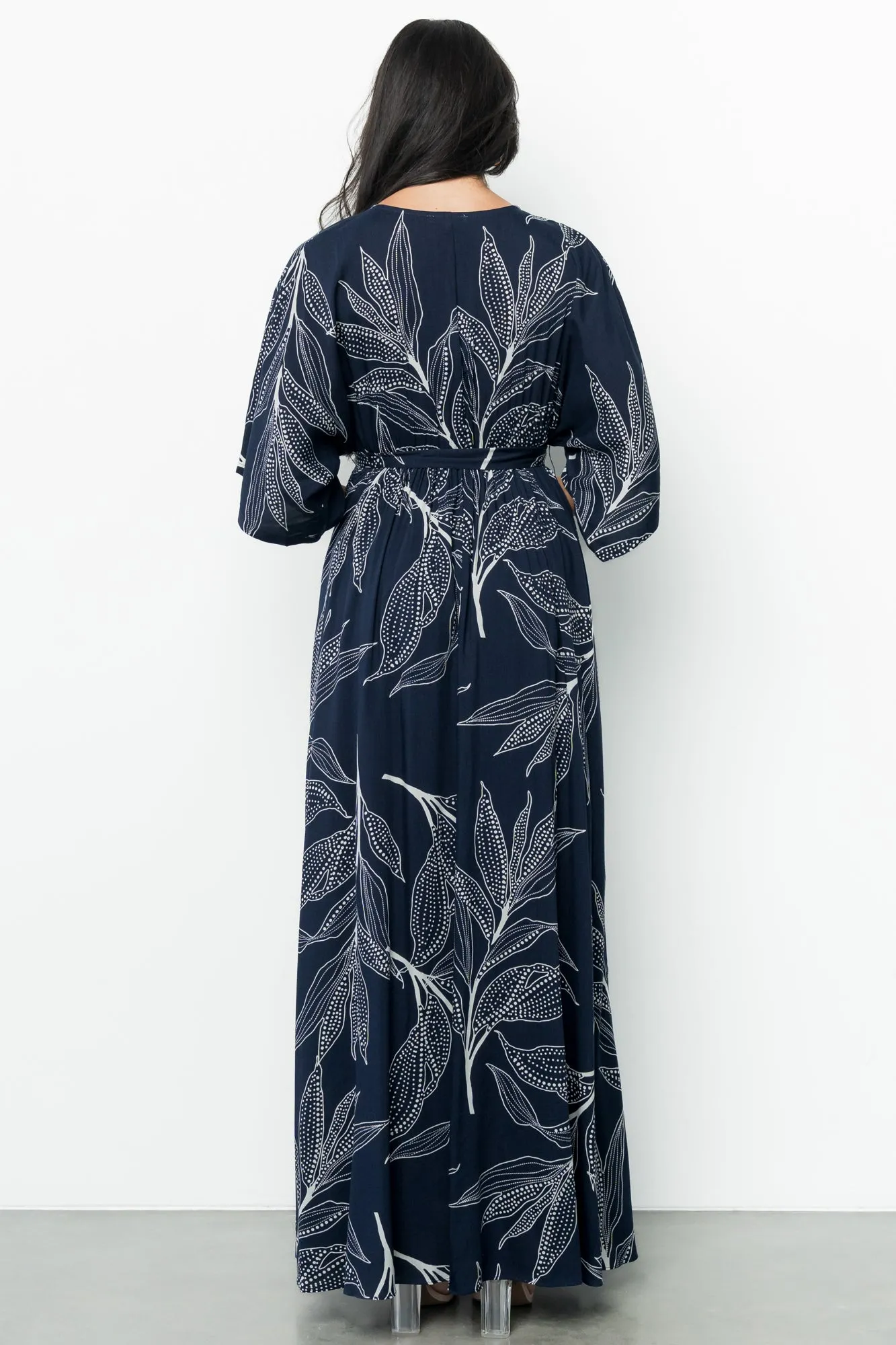 Kalea Maxi Dress | Navy + White sold by Baltic Born product image thumbnail 4
