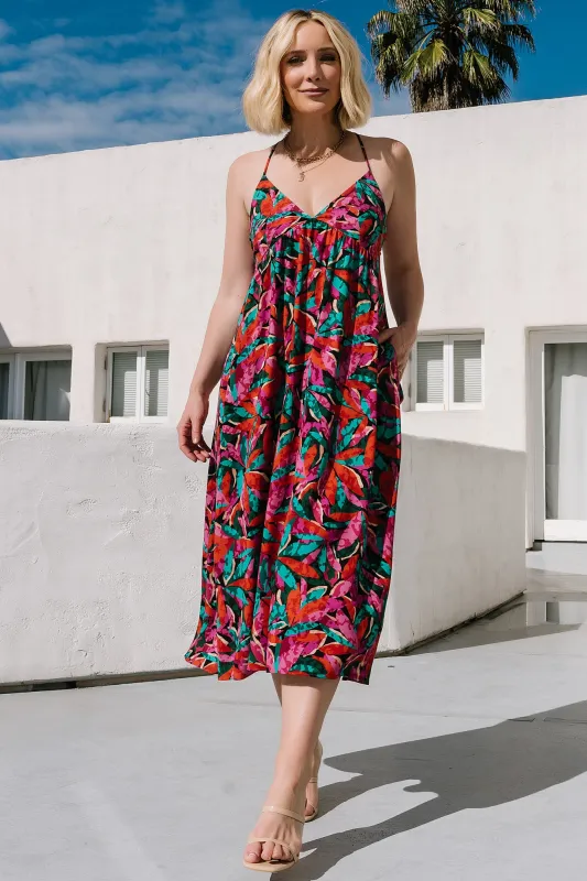 Granada Midi Dress | Multi Print sold by Baltic Born