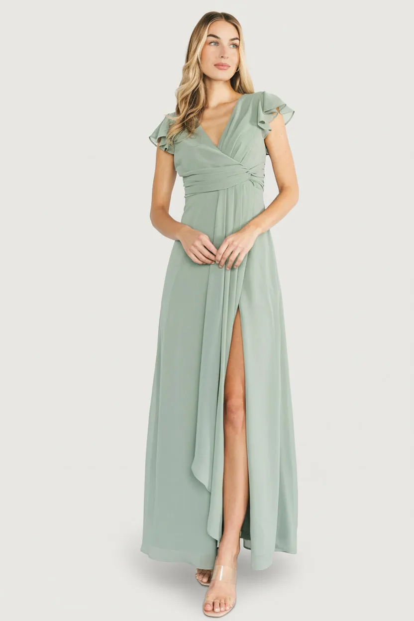 Jasmine Maxi Dress | Dusty Green sold by Baltic Born product image thumbnail 5