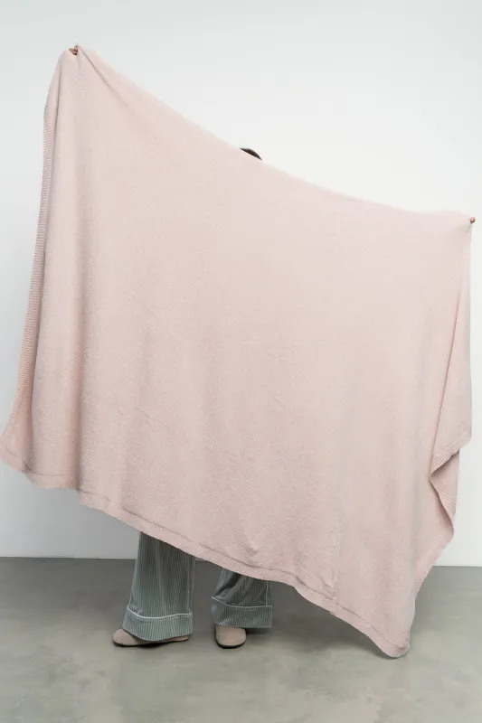 Chrissy Throw Blanket | Pale Blush made by Baltic Born