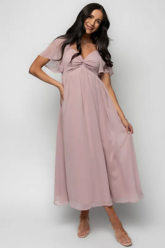 Nora Midi Dress | Dusty Mauve sold by Baltic Born
