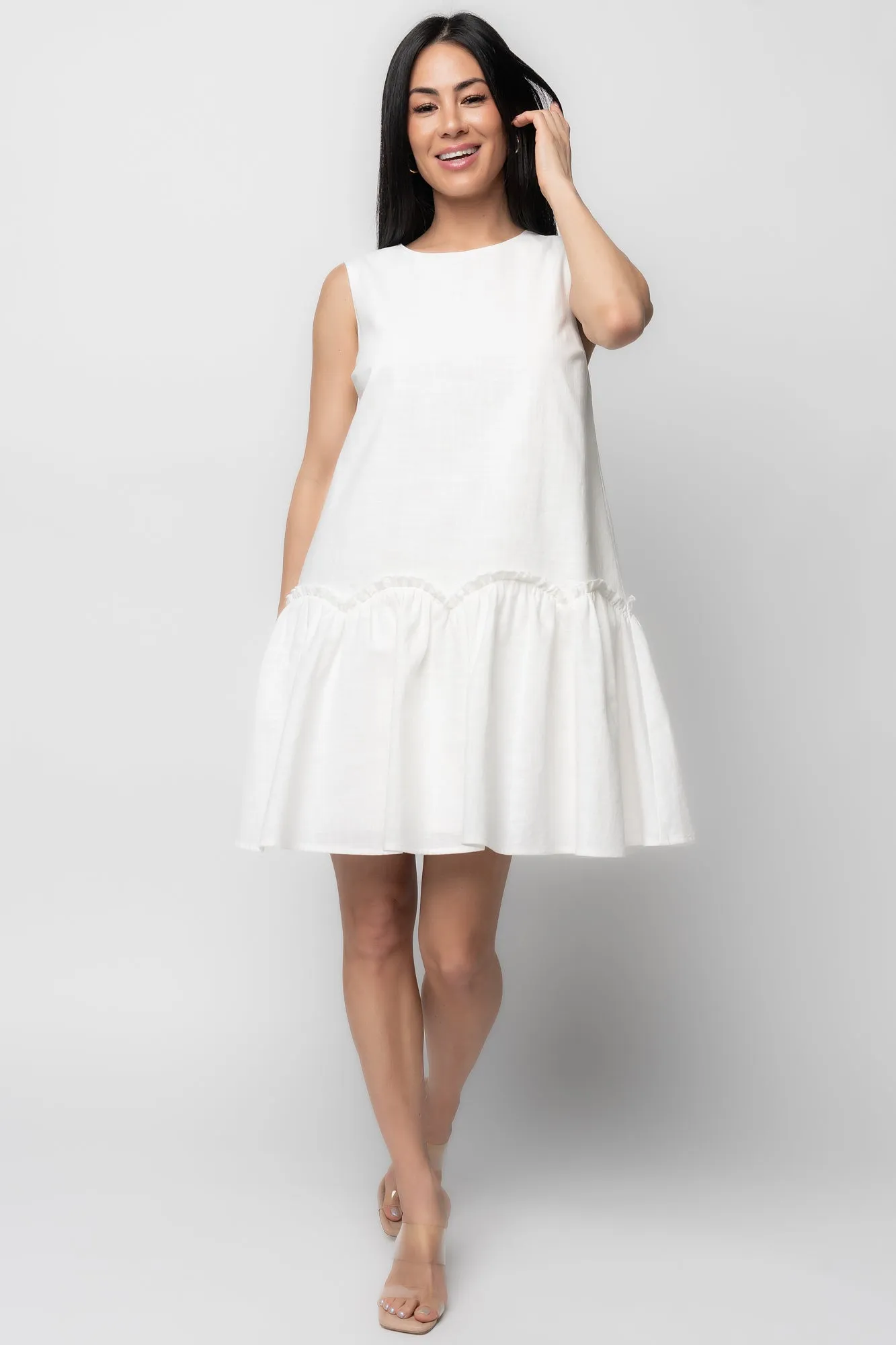 Paulina Short Dress | Off White sold by Baltic Born
