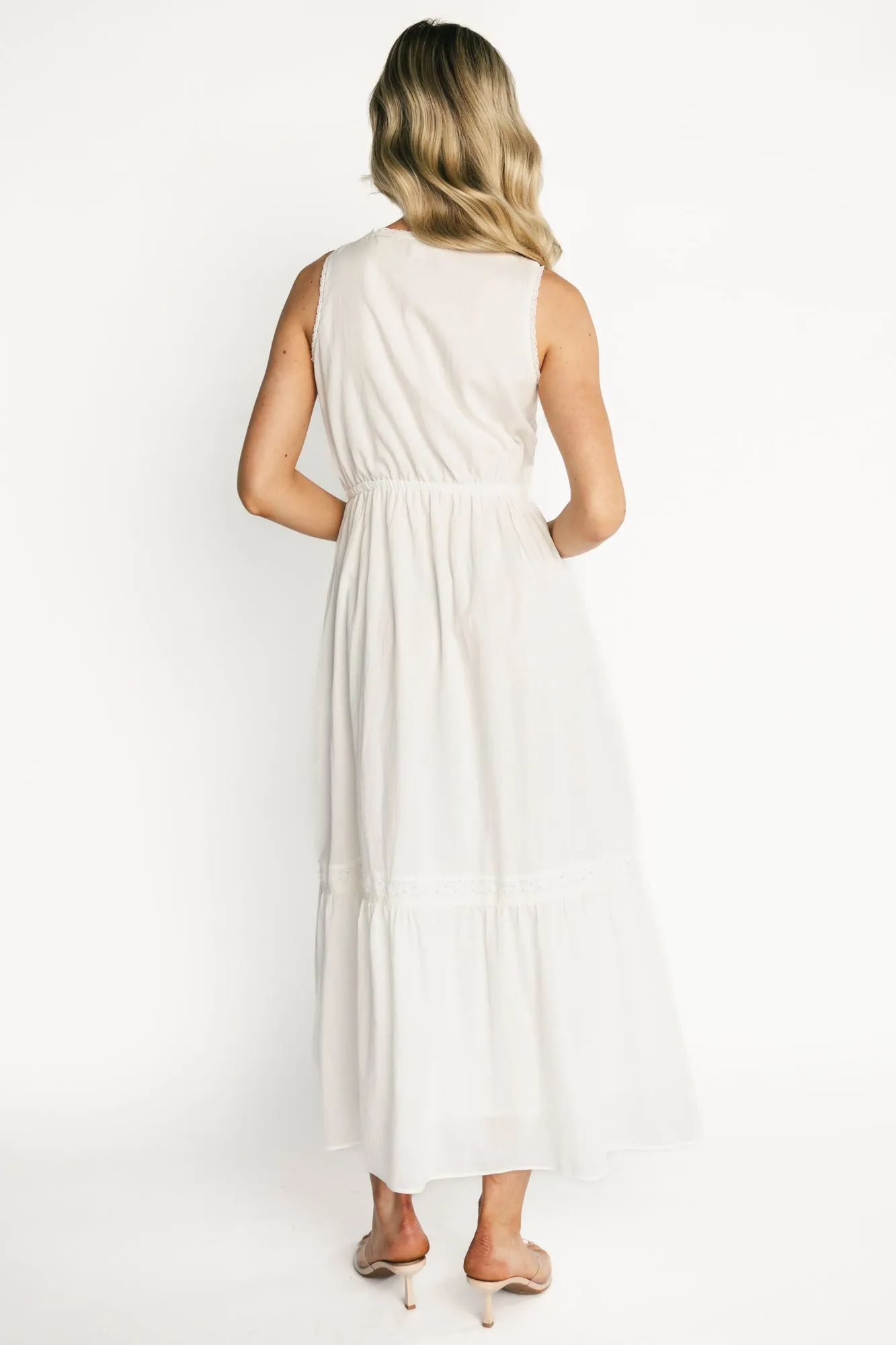 Blanche Midi Dress | Off White sold by Baltic Born product image thumbnail 4