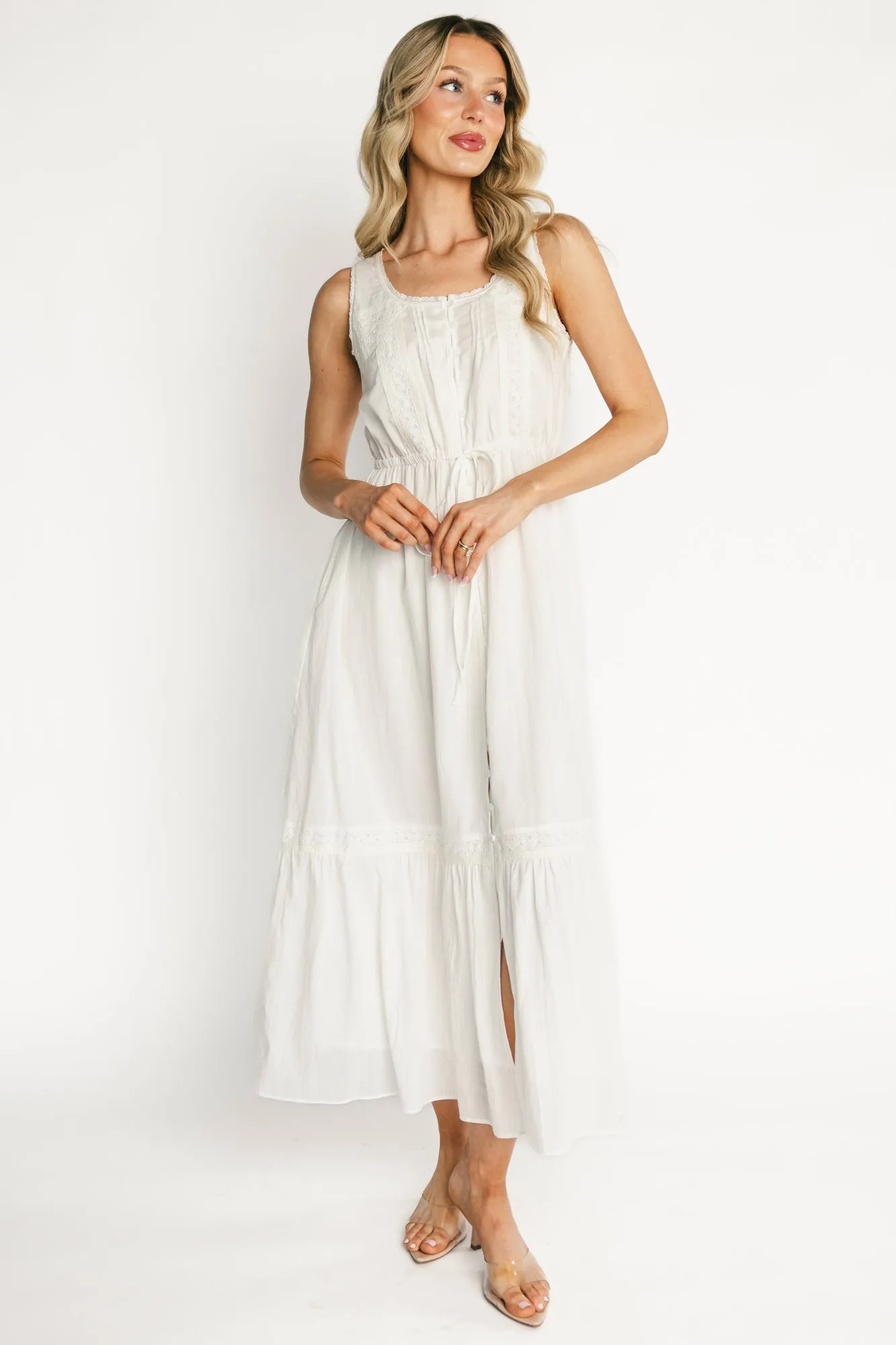 Blanche Midi Dress | Off White sold by Baltic Born product image thumbnail 5