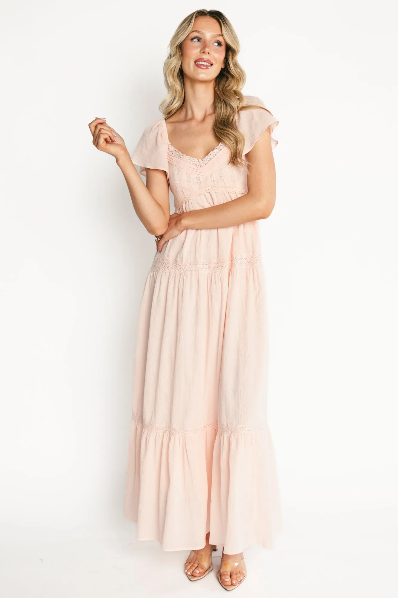 Sabine Maxi Dress | Blush sold by Baltic Born product image thumbnail 5