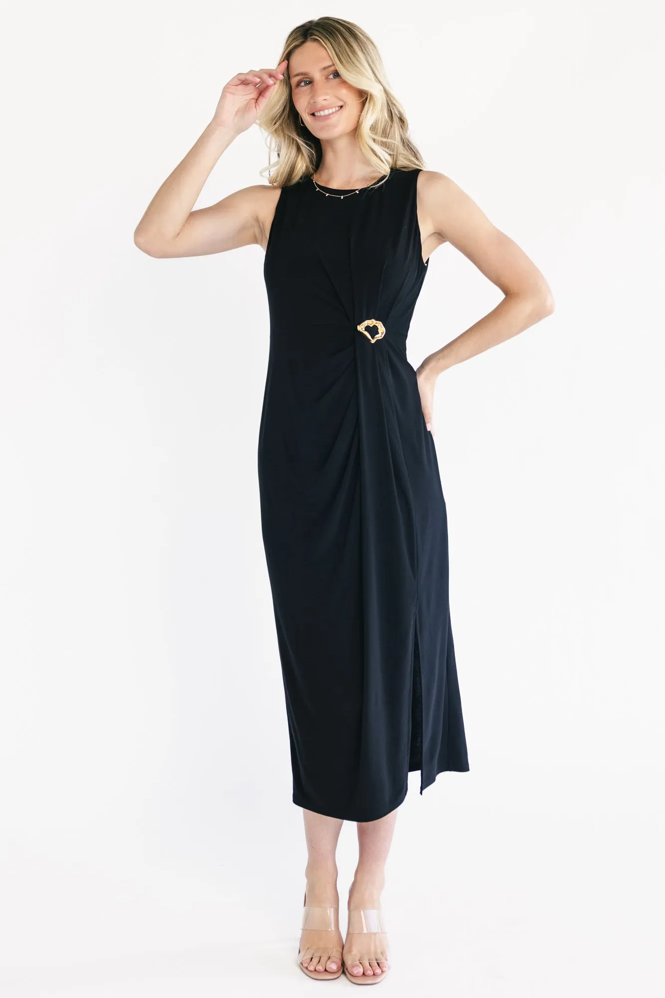 Novara Midi Dress | Black sold by Baltic Born product image thumbnail 5