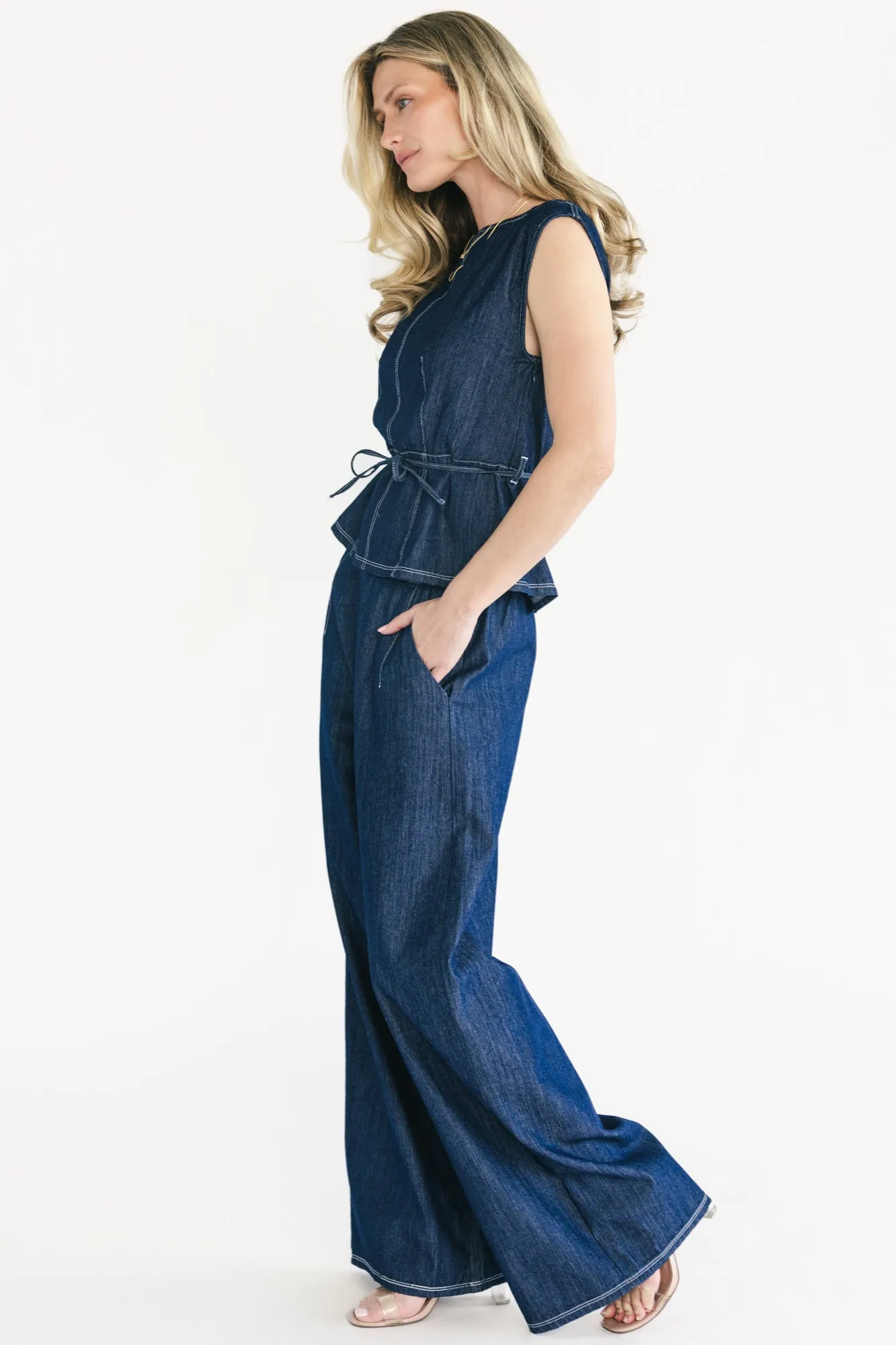 Xandria Top | Dark Denim sold by Baltic Born product image thumbnail 5