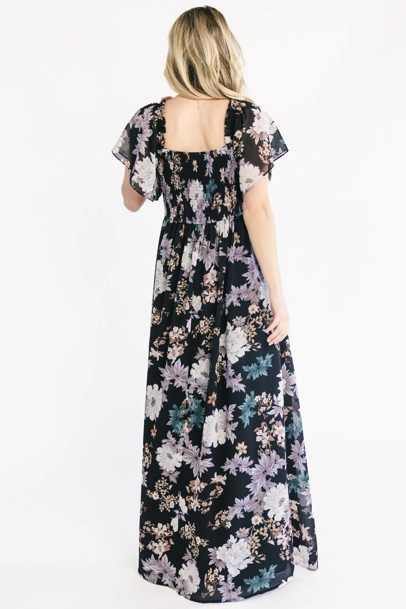 Divine Maxi Dress | Black Multi sold by Baltic Born product image thumbnail 4