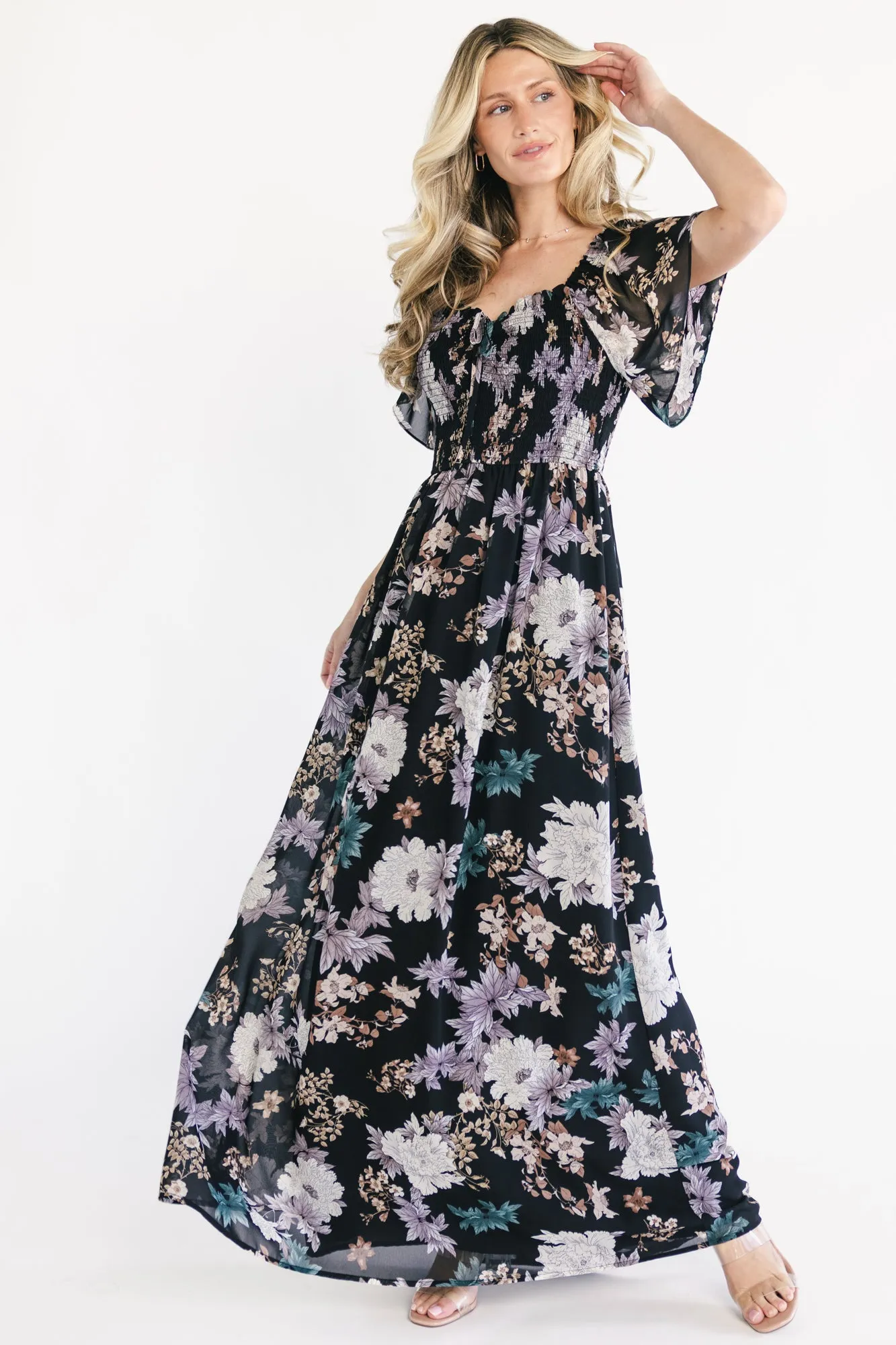 Divine Maxi Dress | Black Multi sold by Baltic Born product image thumbnail 5