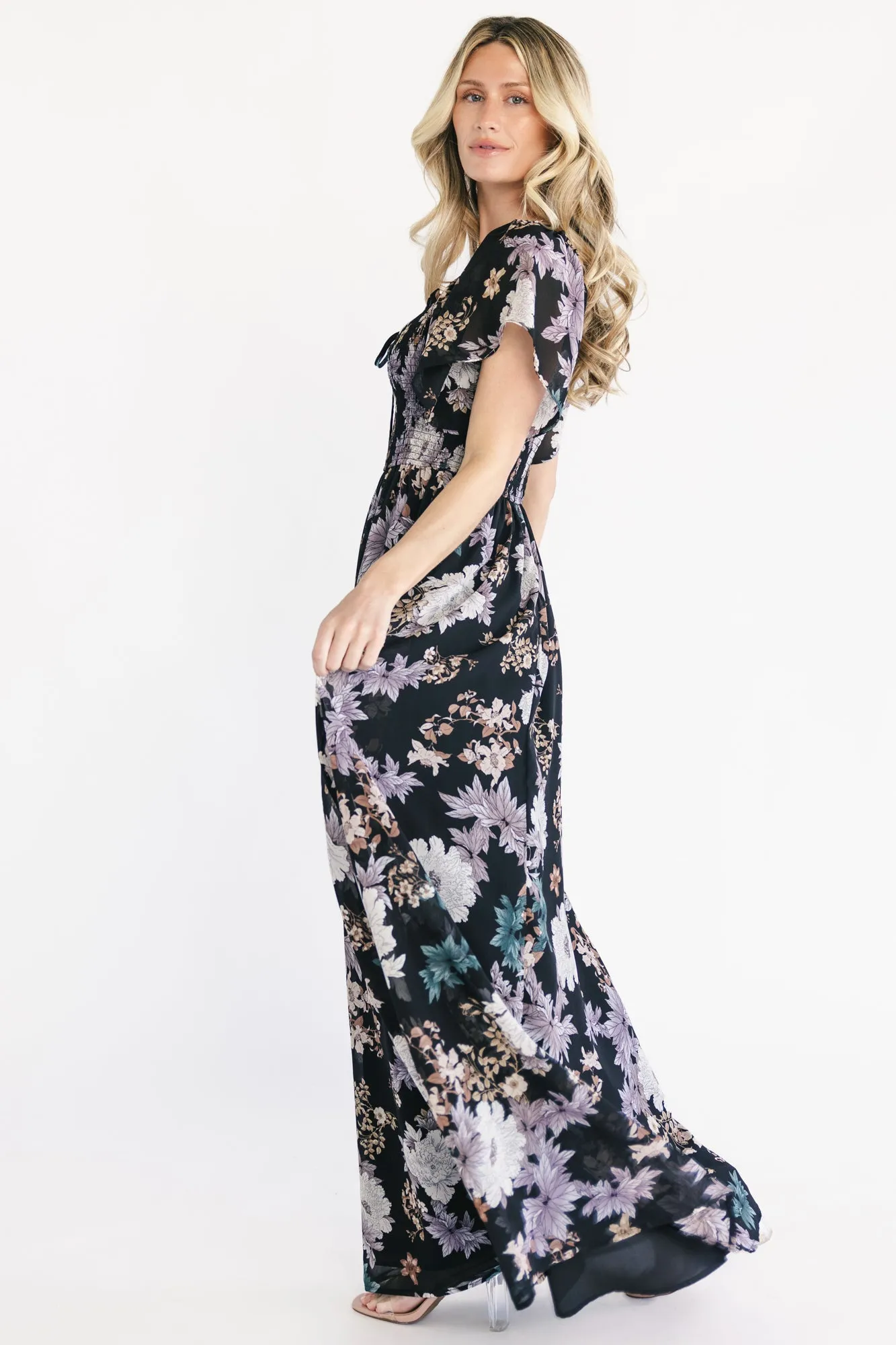 Divine Maxi Dress | Black Multi sold by Baltic Born product image thumbnail 3