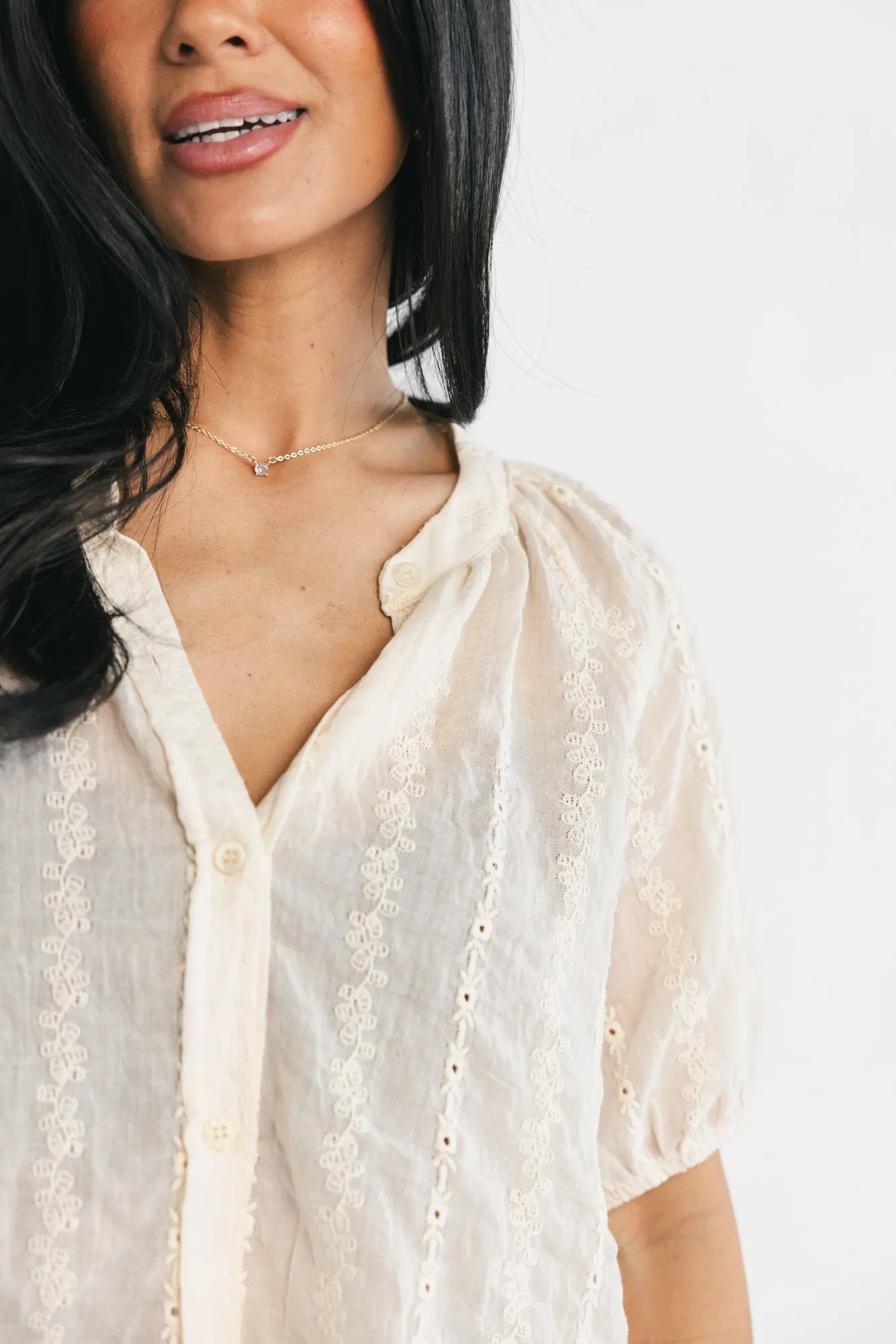 Bellamy Lace Top | Vintage Cream sold by Baltic Born product image thumbnail 2