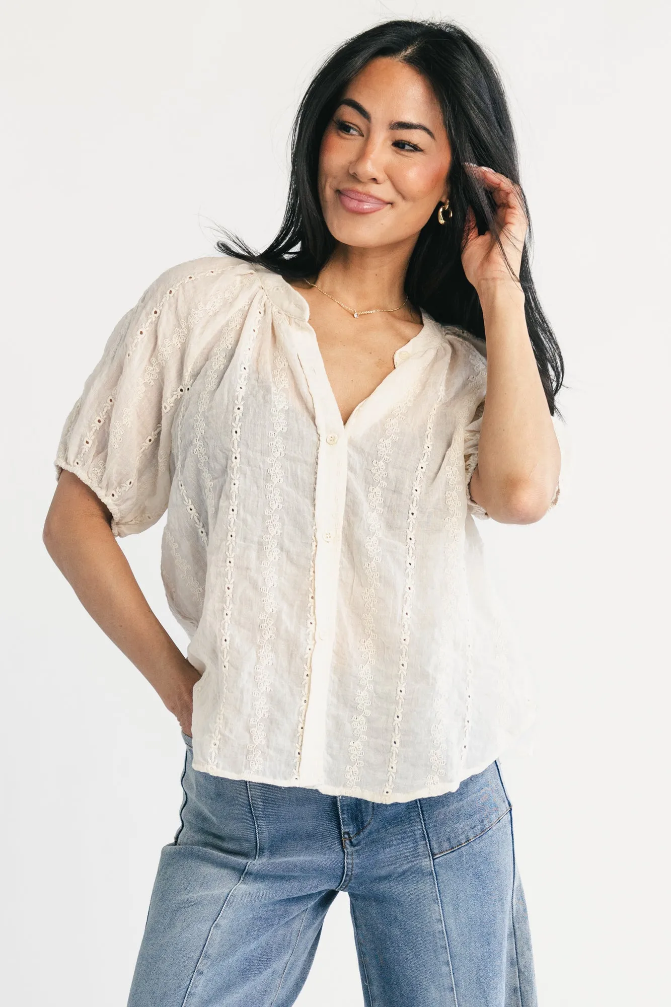 Bellamy Lace Top | Vintage Cream sold by Baltic Born