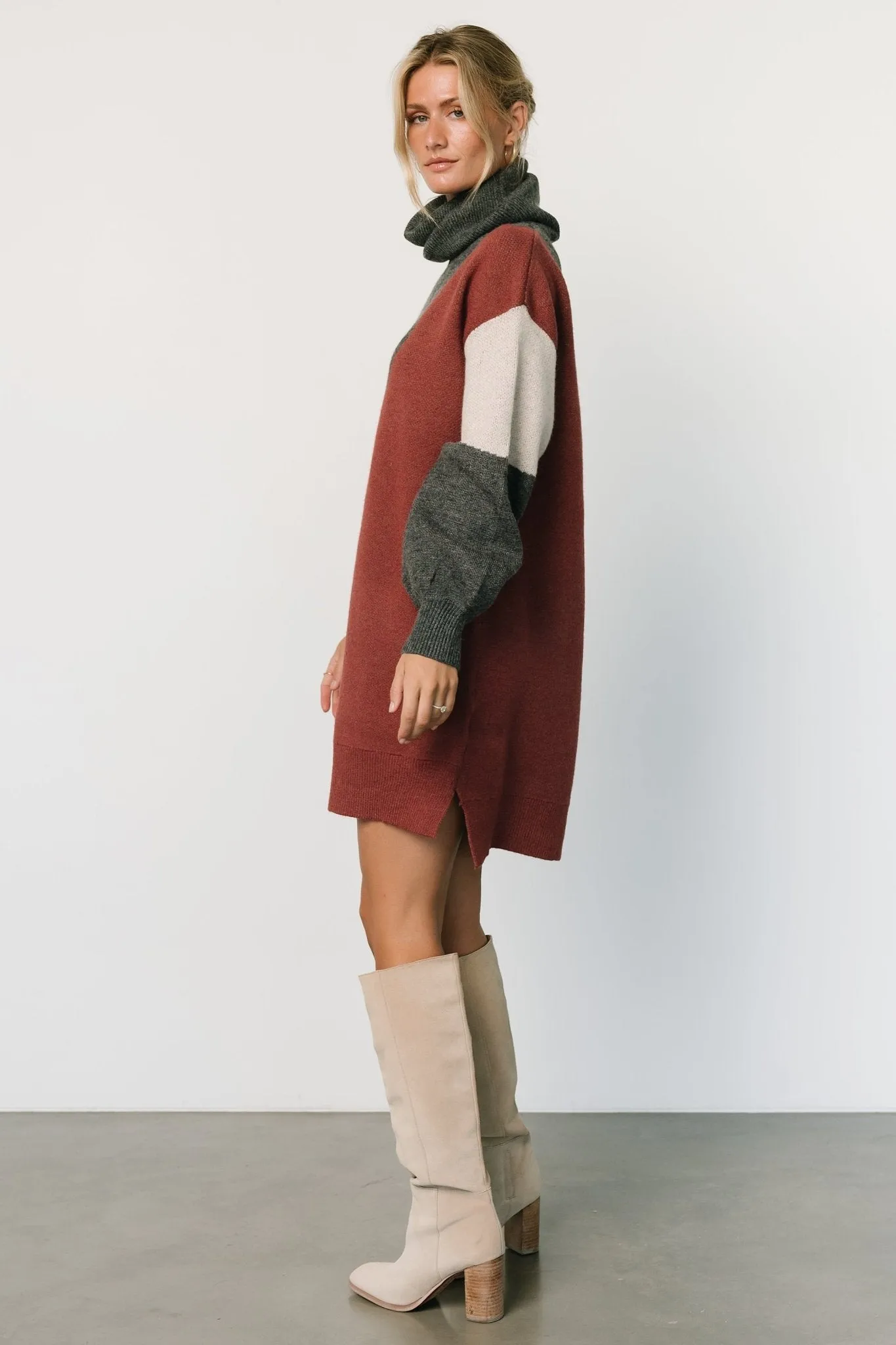 Diego Sweater Dress | Charcoal Multi sold by Baltic Born product image thumbnail 5