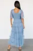Bexley Tulle Dress | Dusty Blue sold by Baltic Born
