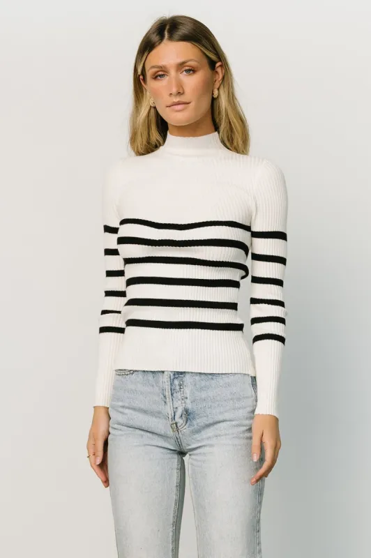 Grant Turtleneck Sweater | Cream sold by Baltic Born