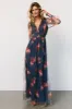 Layla Tulle Maxi Dress | Topaz Ombre Floral sold by Baltic Born