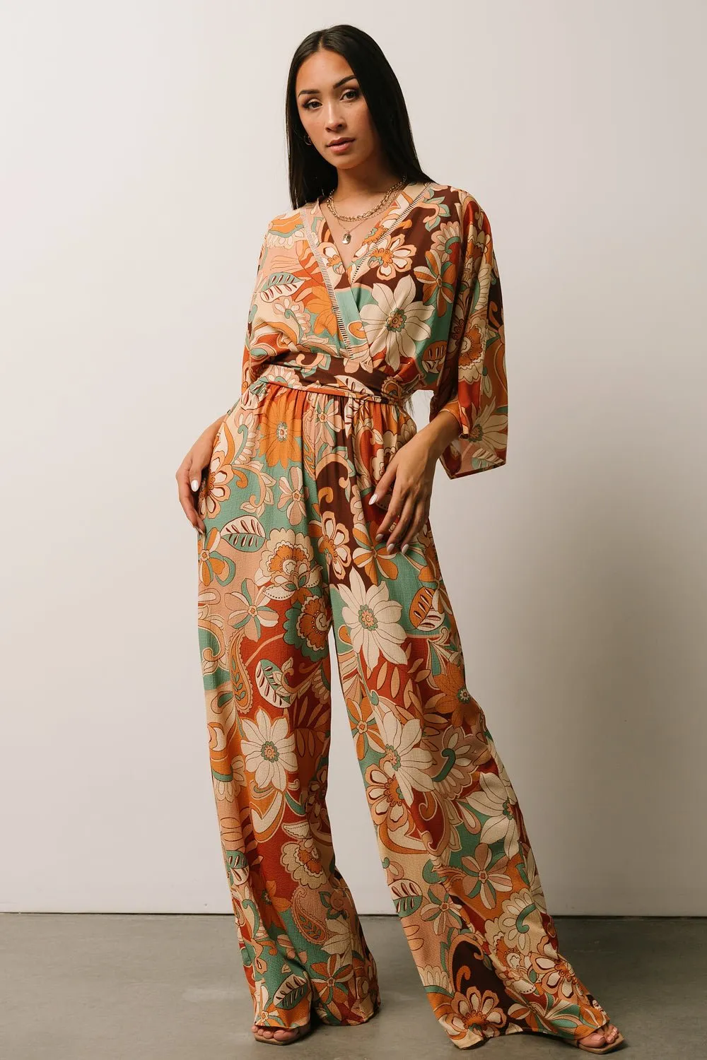Rhapsody Jumpsuit | Multi Print sold by Baltic Born