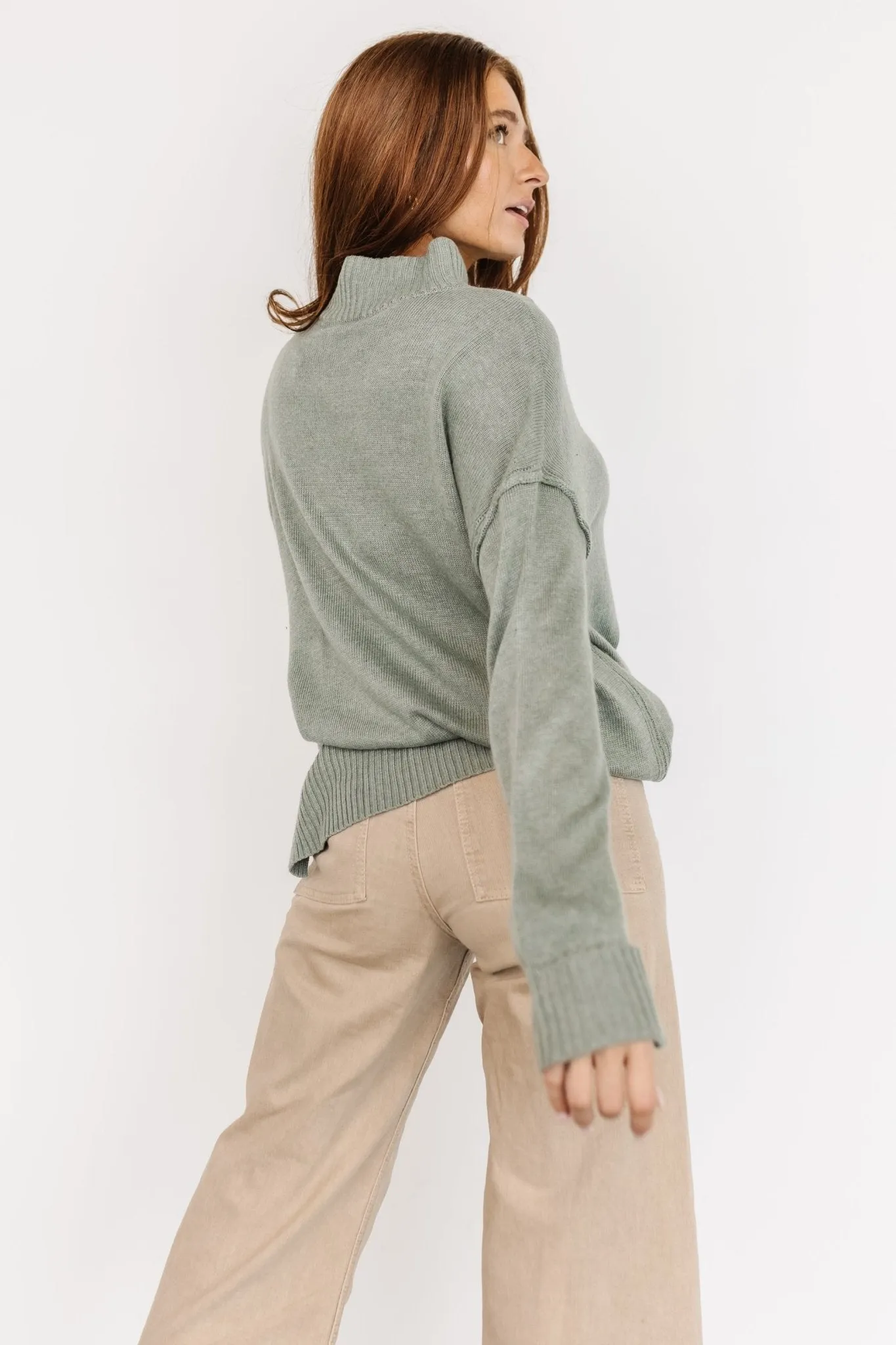 Evermore Knit Sweater | Sage sold by Baltic Born product image thumbnail 2