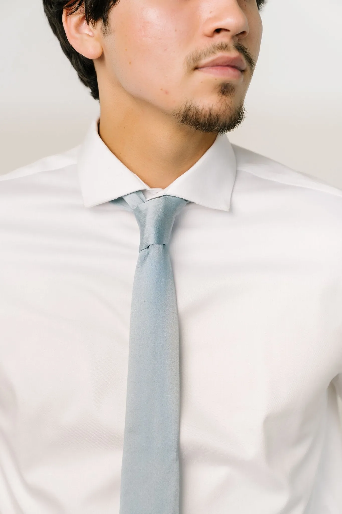 Classic Satin Tie | Light Blue sold by Baltic Born product image thumbnail 2