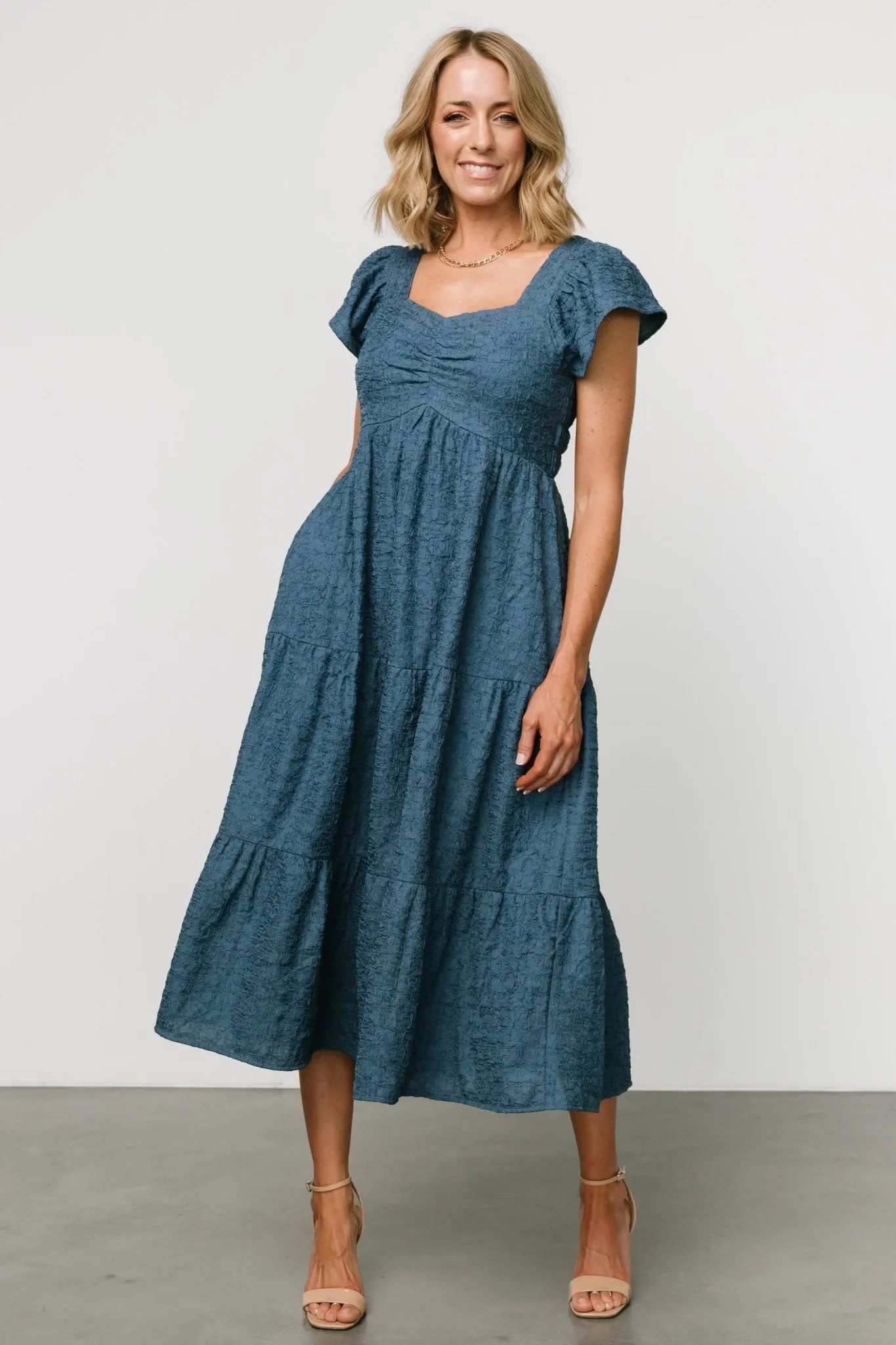 Kesler Midi Dress | Blue sold by Baltic Born product image thumbnail 4