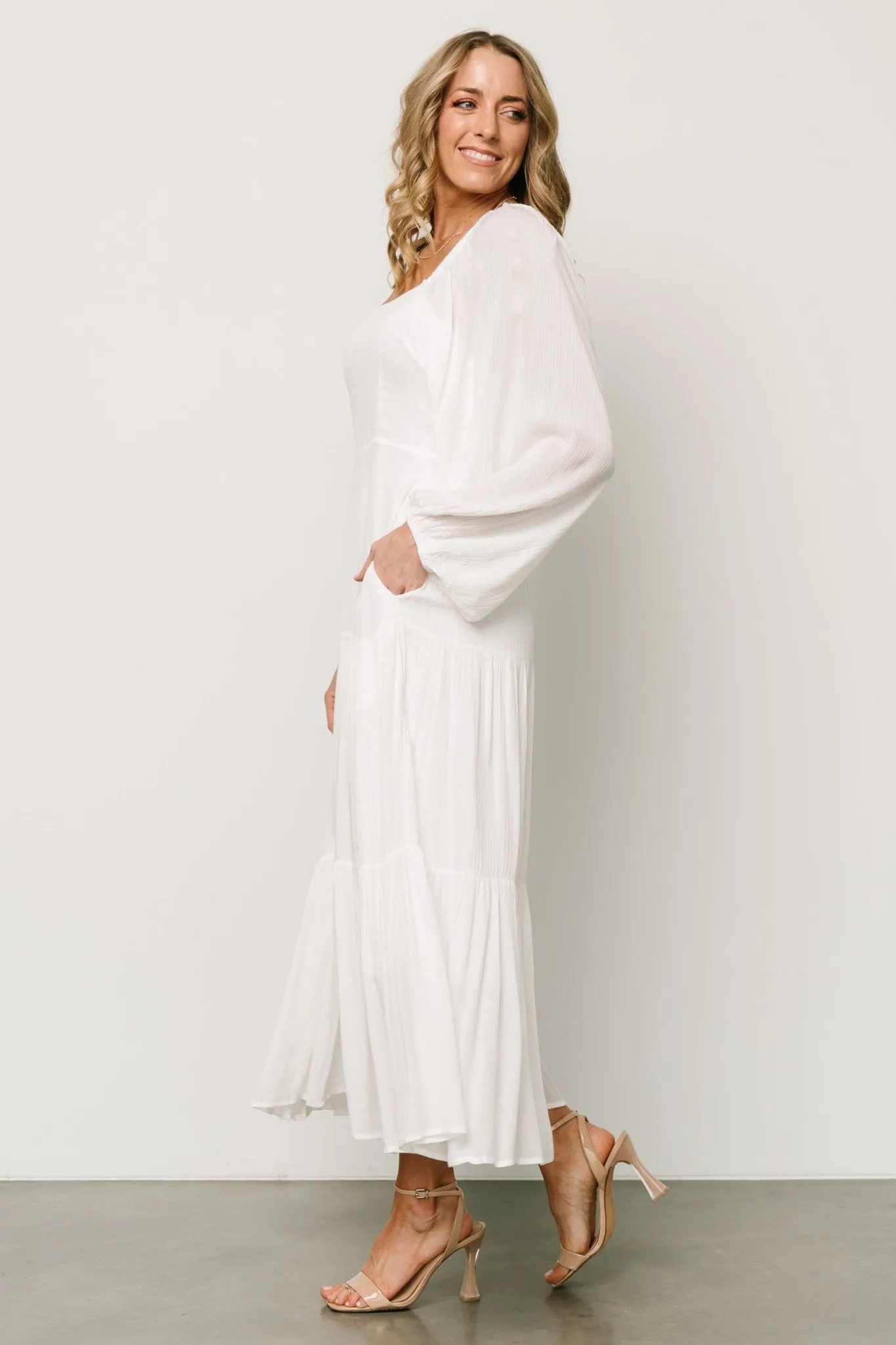 Rachelle Maxi Dress | Off White sold by Baltic Born product image thumbnail 3