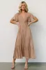 Scarlett Smocked Dress | Mocha sold by Baltic Born