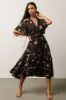 Spell Boho Midi Dress | Midnight Garden sold by Baltic Born