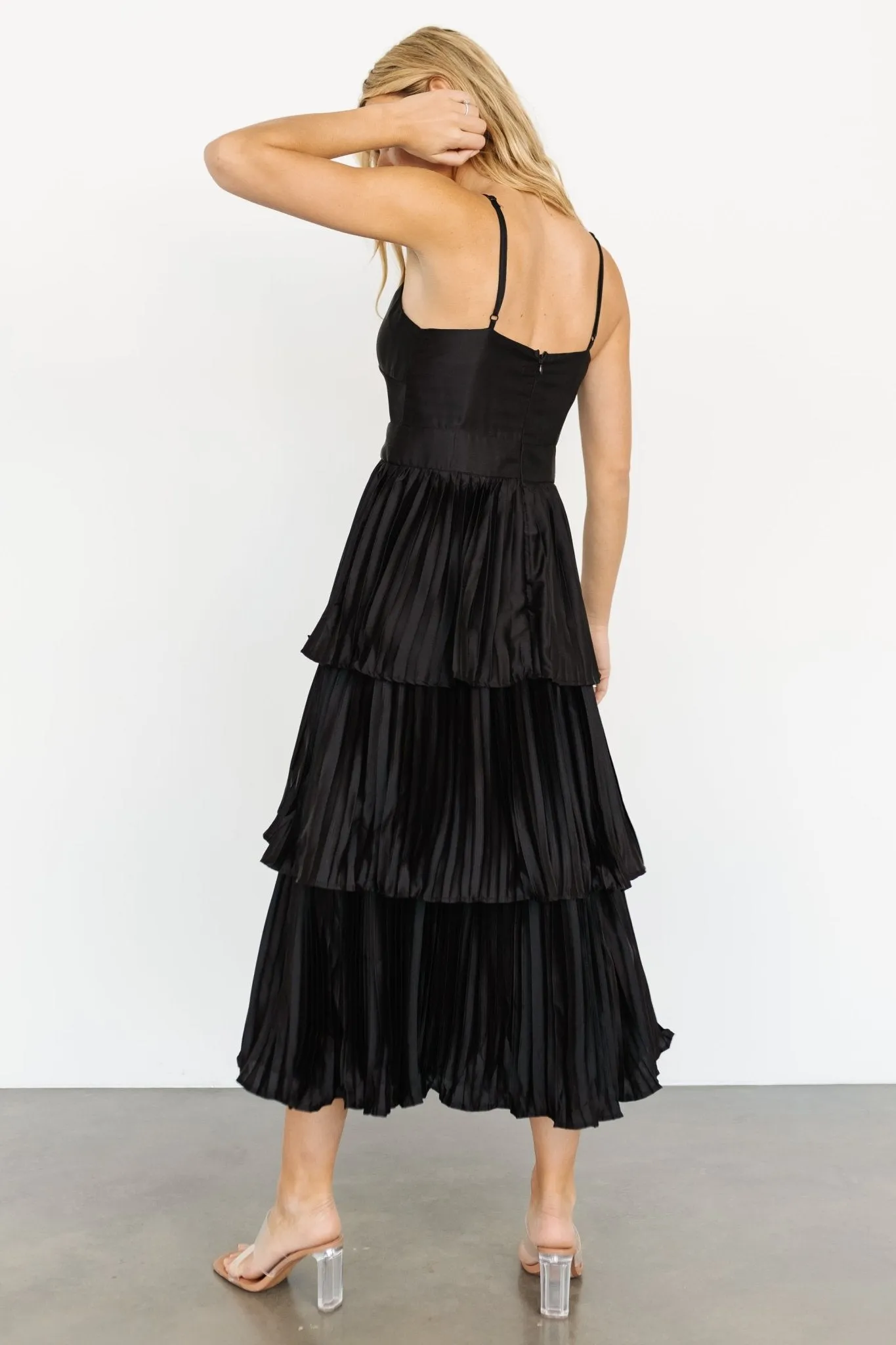 Amour Tiered Dress | Black sold by Baltic Born product image thumbnail 4