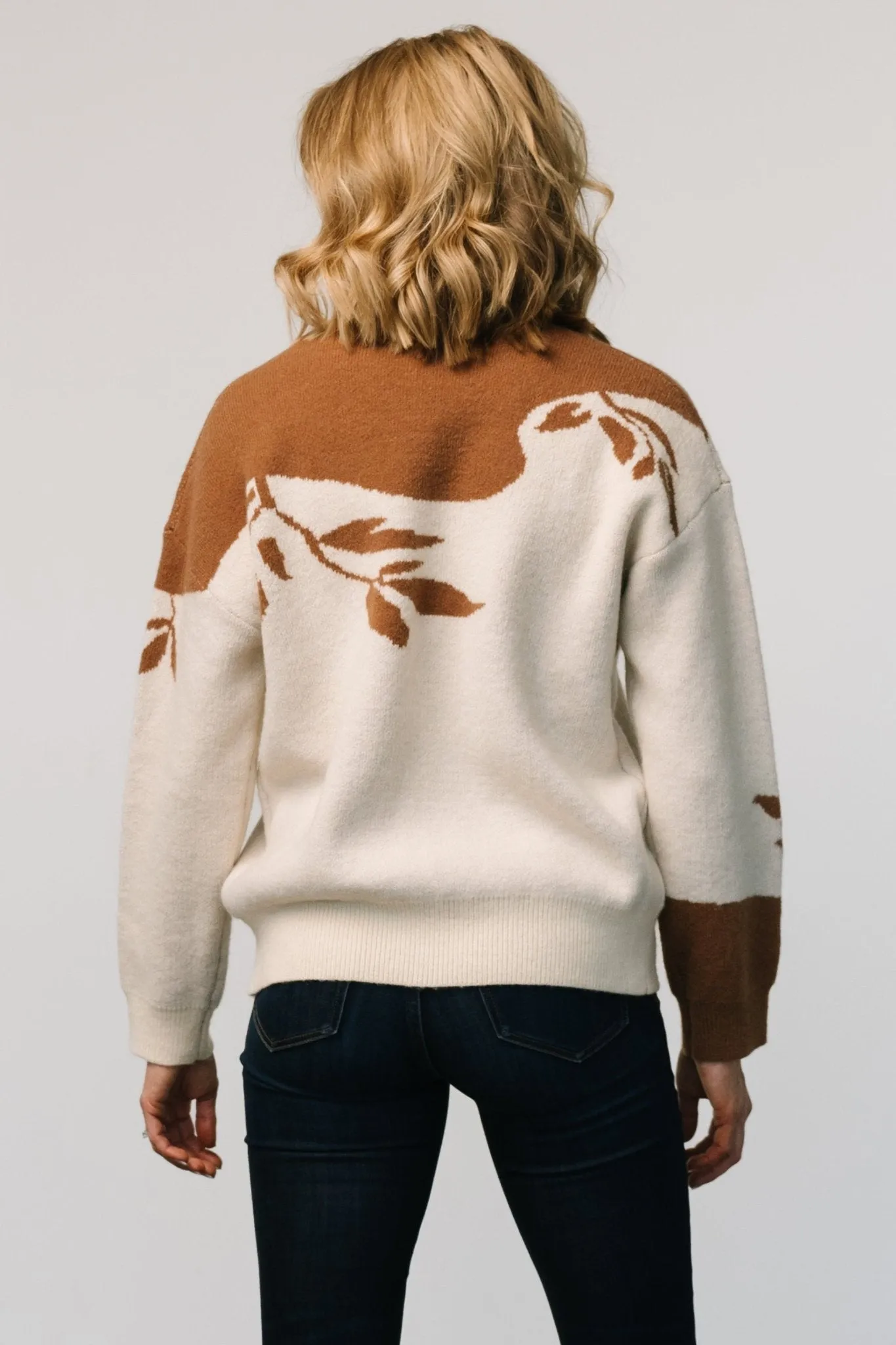 Teresa Sweater | Cream + Camel sold by Baltic Born product image thumbnail 3