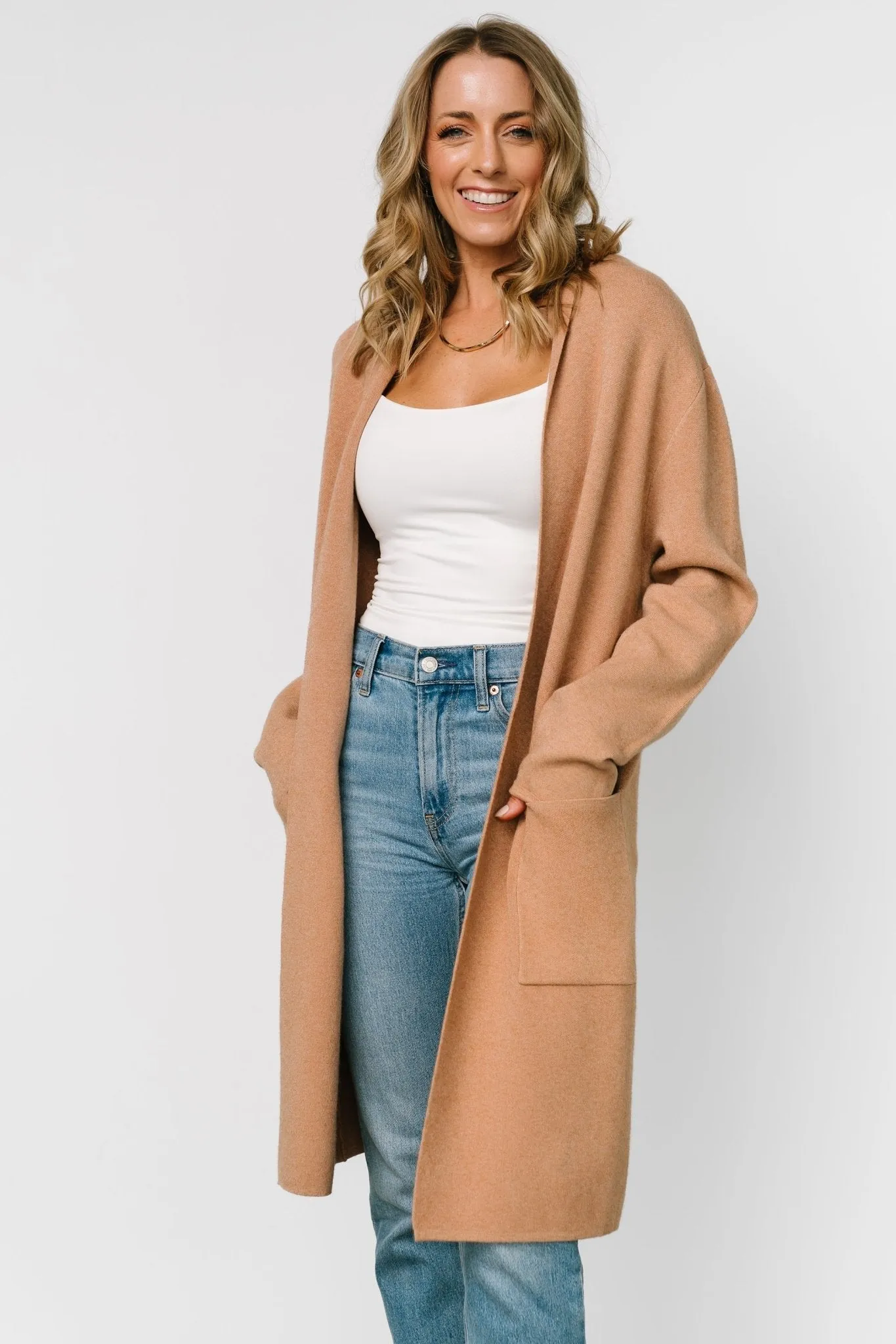 Nolan Cardigan | Camel sold by Baltic Born product image thumbnail 2