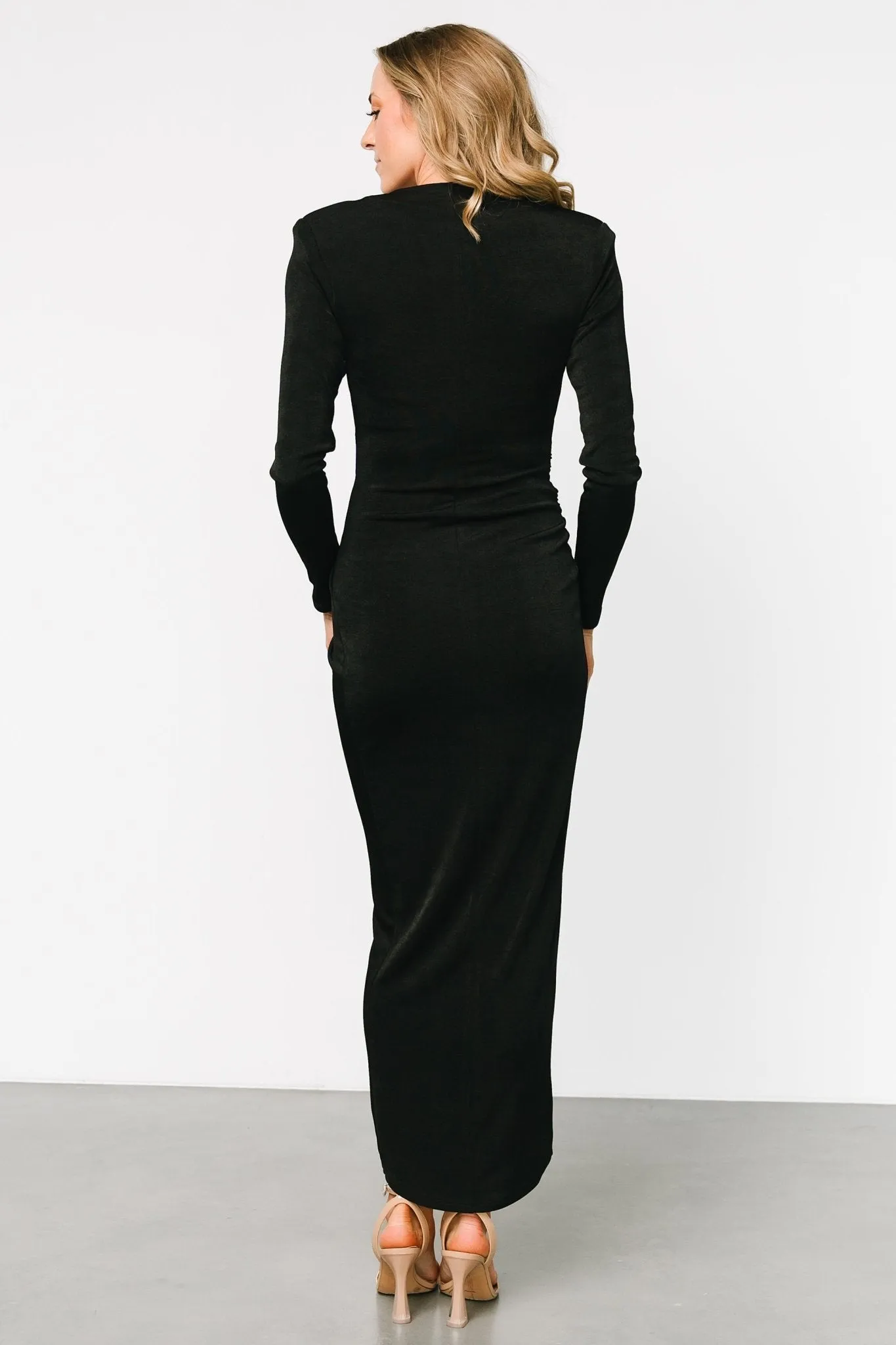 Pierce Shimmer Gown | Black sold by Baltic Born product image thumbnail 4
