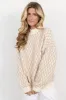 Hendrix Diamond Knit Sweater | Taupe sold by Baltic Born