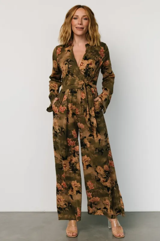 Henderson Jumpsuit | Olive Multi sold by Baltic Born