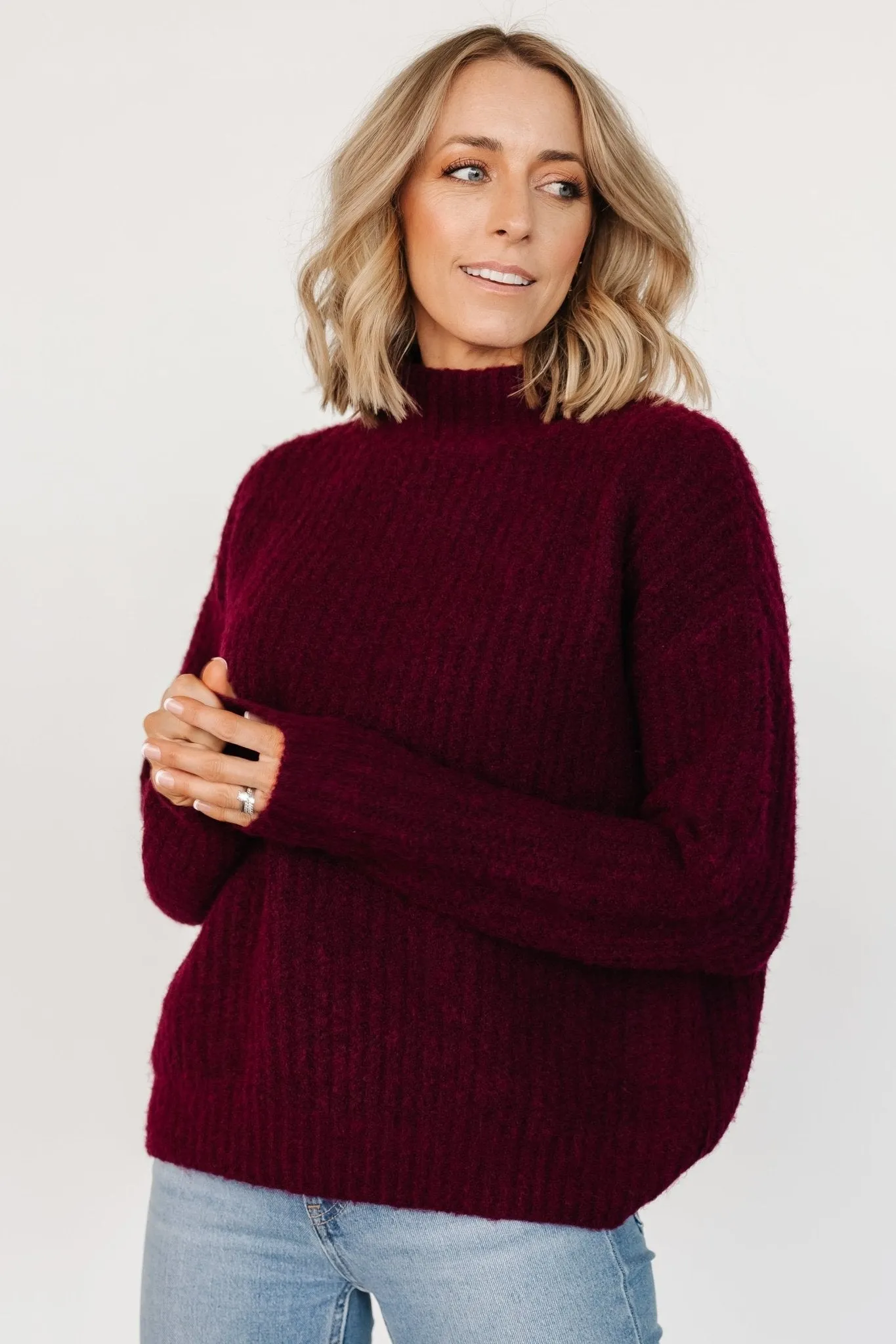 Fallon Sweater | Mulberry sold by Baltic Born product image thumbnail 5